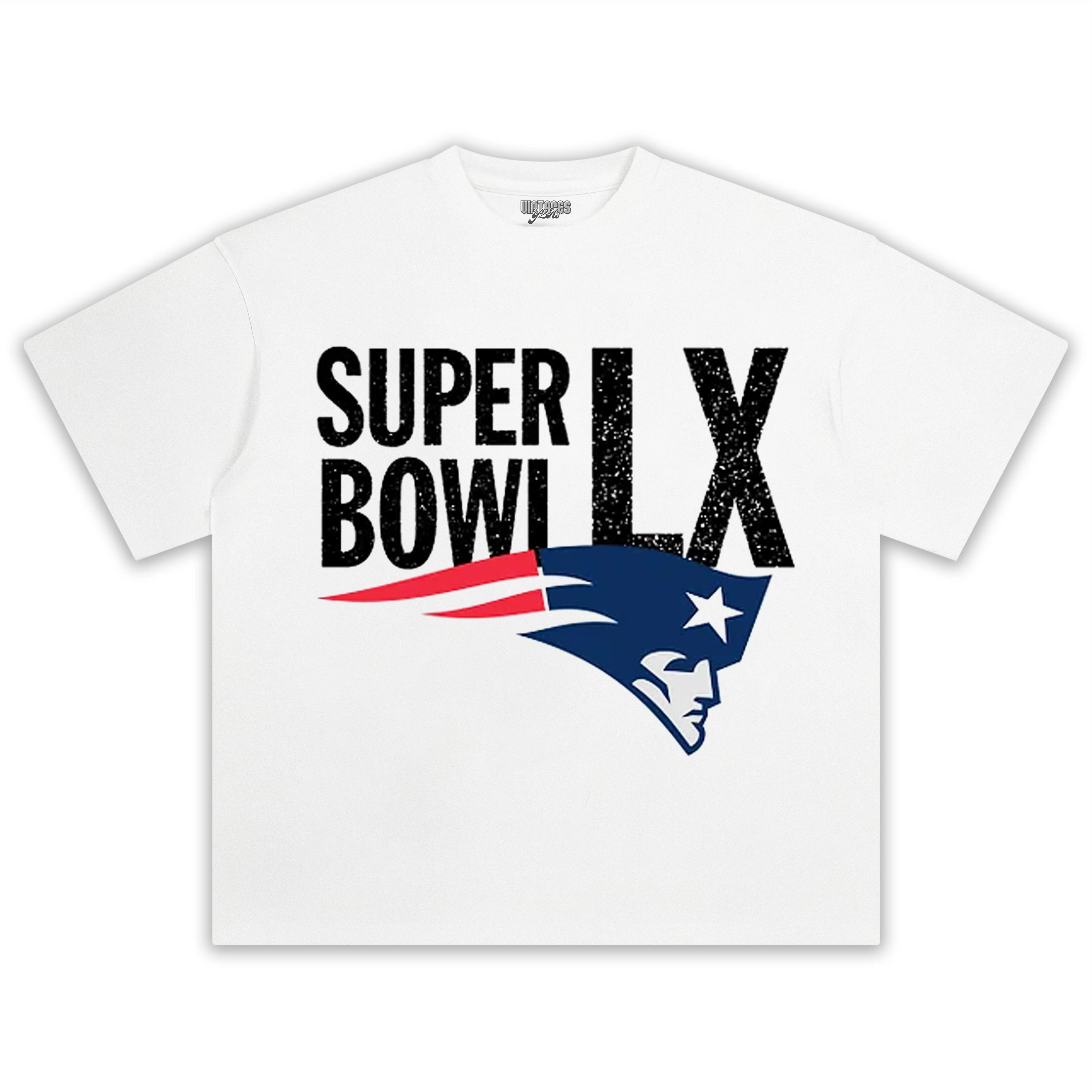 2026 SUPER BOWL LX & NEW ENGLAND PATRIOTS TEE & LS & HOODIE - Image 3
