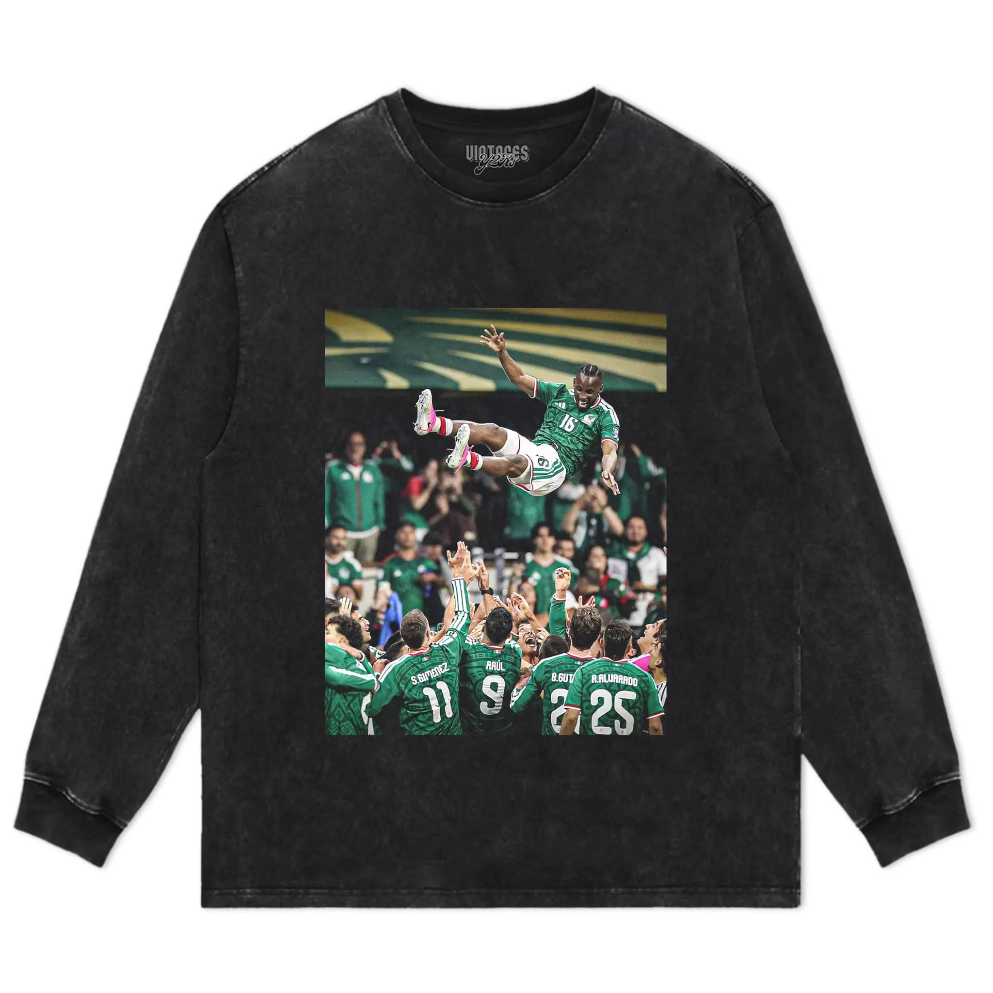 2026 WORLD CUP MEXICO TEAM HONOR JULIÁN QUIÑONES V2 TANK TOP & TEE & LONG SLEEVE & LAYERED LS & HOODIE - Image 6
