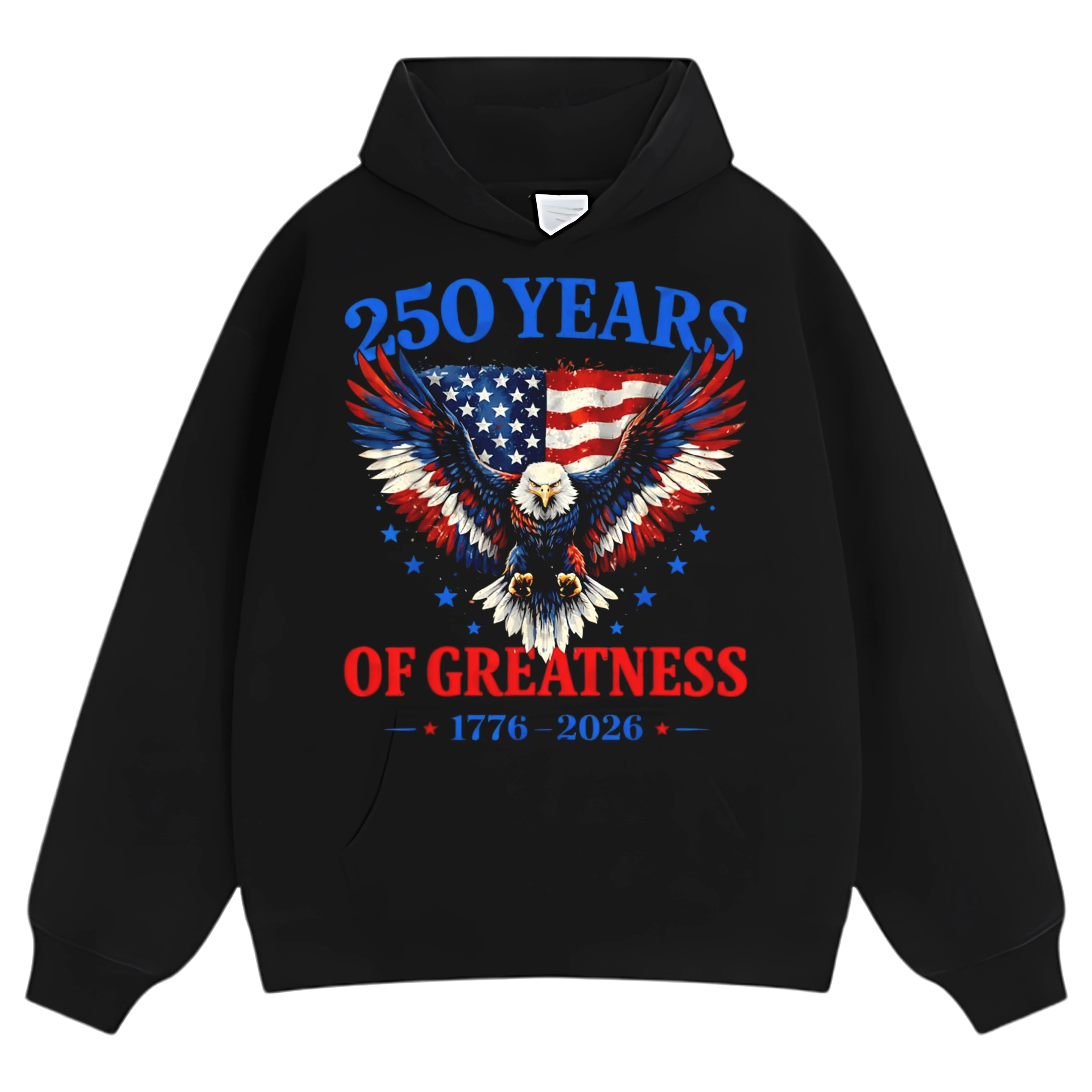 250TH-ANNIVERSARY-USA-FLAG-AMERICAN TANK TOP & TEE & LONG SLEEVE & LAYERED LS & HOODIE - Image 7
