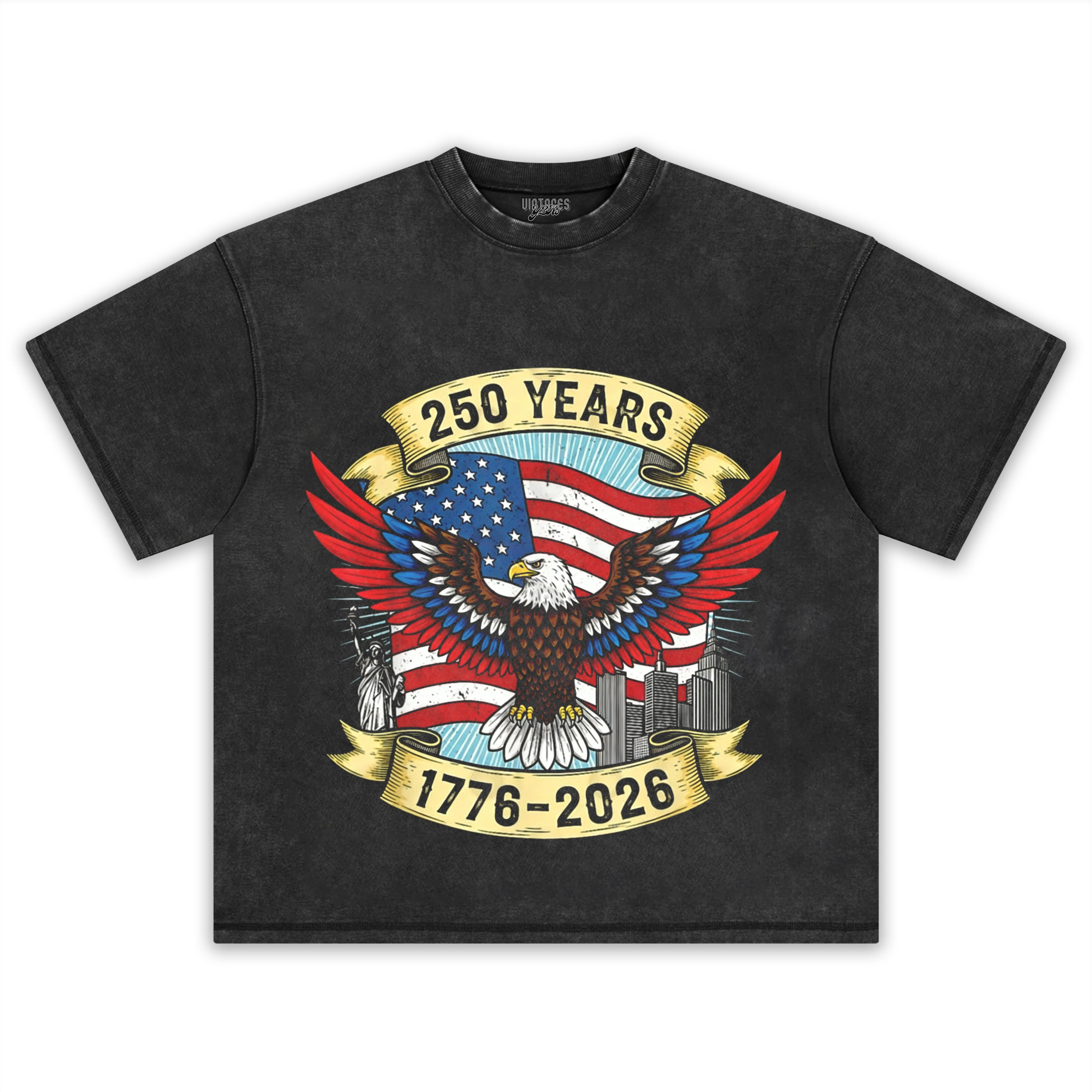 250TH-ANNIVERSARY-USA-FLAG-AMERICAN V2 TANK TOP & TEE & LONG SLEEVE & LAYERED LS & HOODIE - Image 2