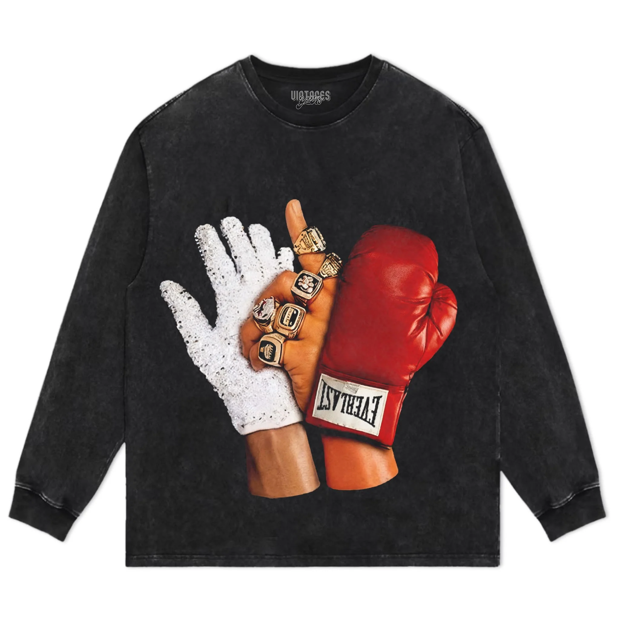 3 MIKES JORDAN JACKSON TYSON MJ GLOVES TANK TOP & TEE & LONG SLEEVE & LAYERED LS & HOODIE - Image 6