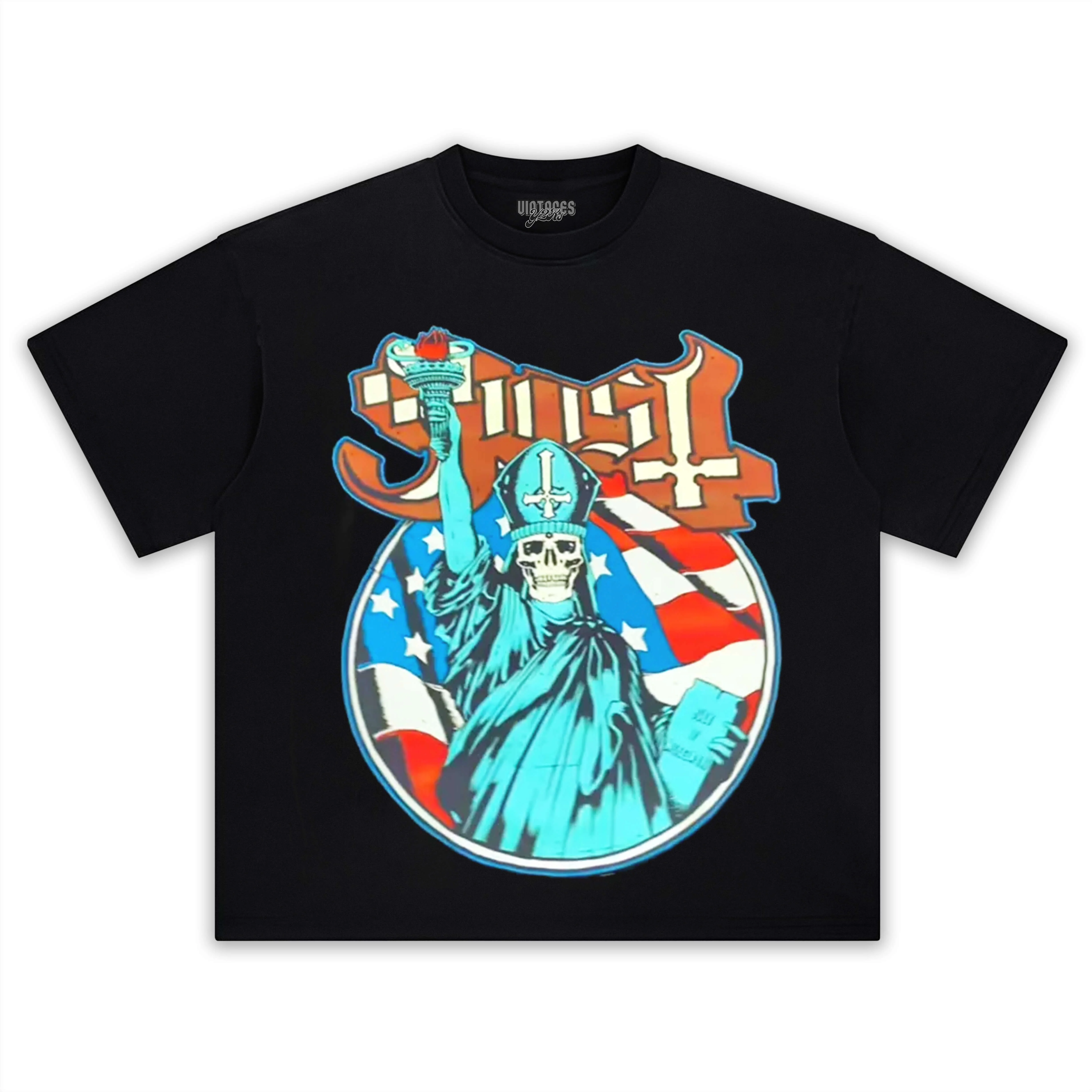 AMERICAN FLAG GHOST TEE - Image 3