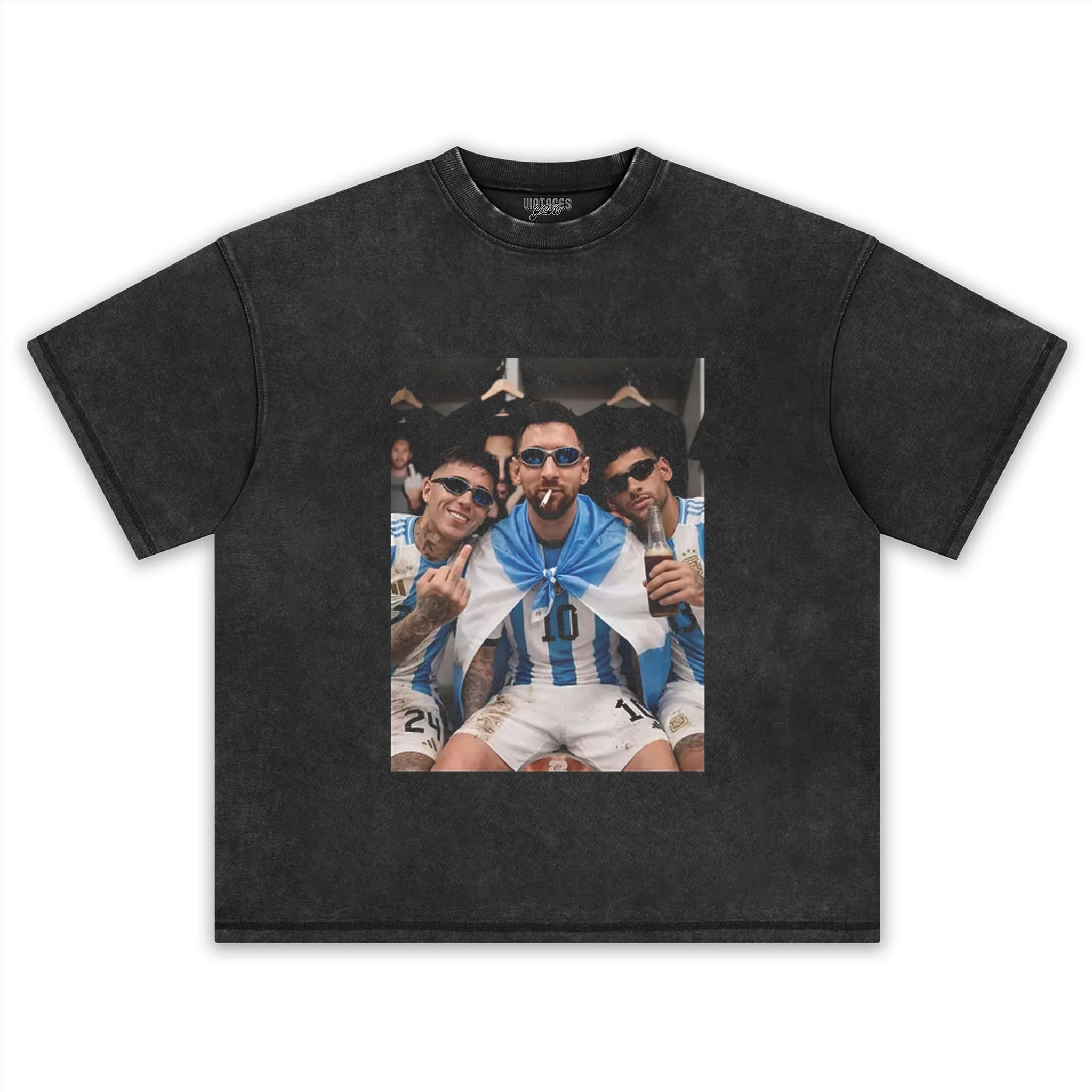 ARGENTINA MESSI ENZO FUNNY VINTAGE V3 TANK TOP & TEE & LONG SLEEVE & LAYERED LS & HOODIE - Image 2