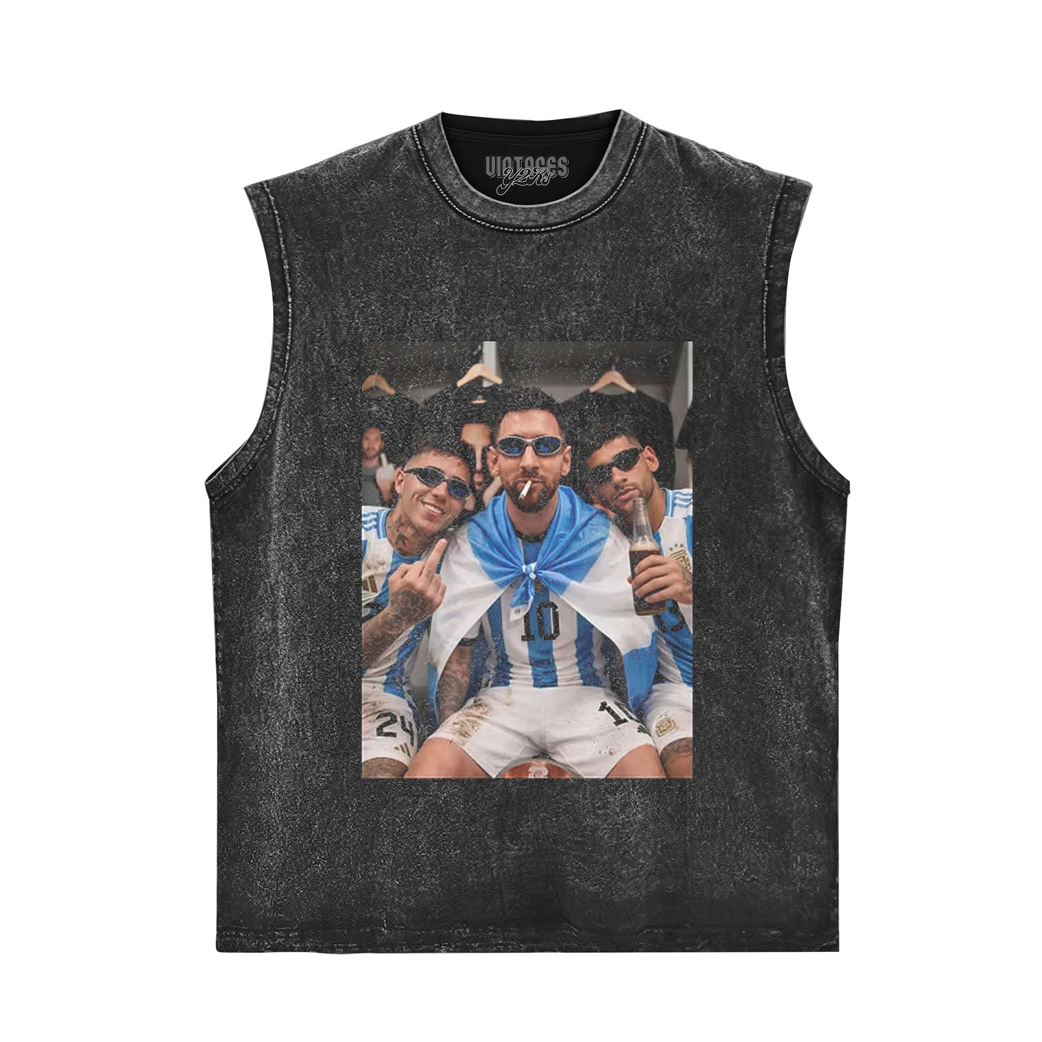 ARGENTINA MESSI ENZO FUNNY VINTAGE V3 TANK TOP & TEE & LONG SLEEVE & LAYERED LS & HOODIE - Image 3