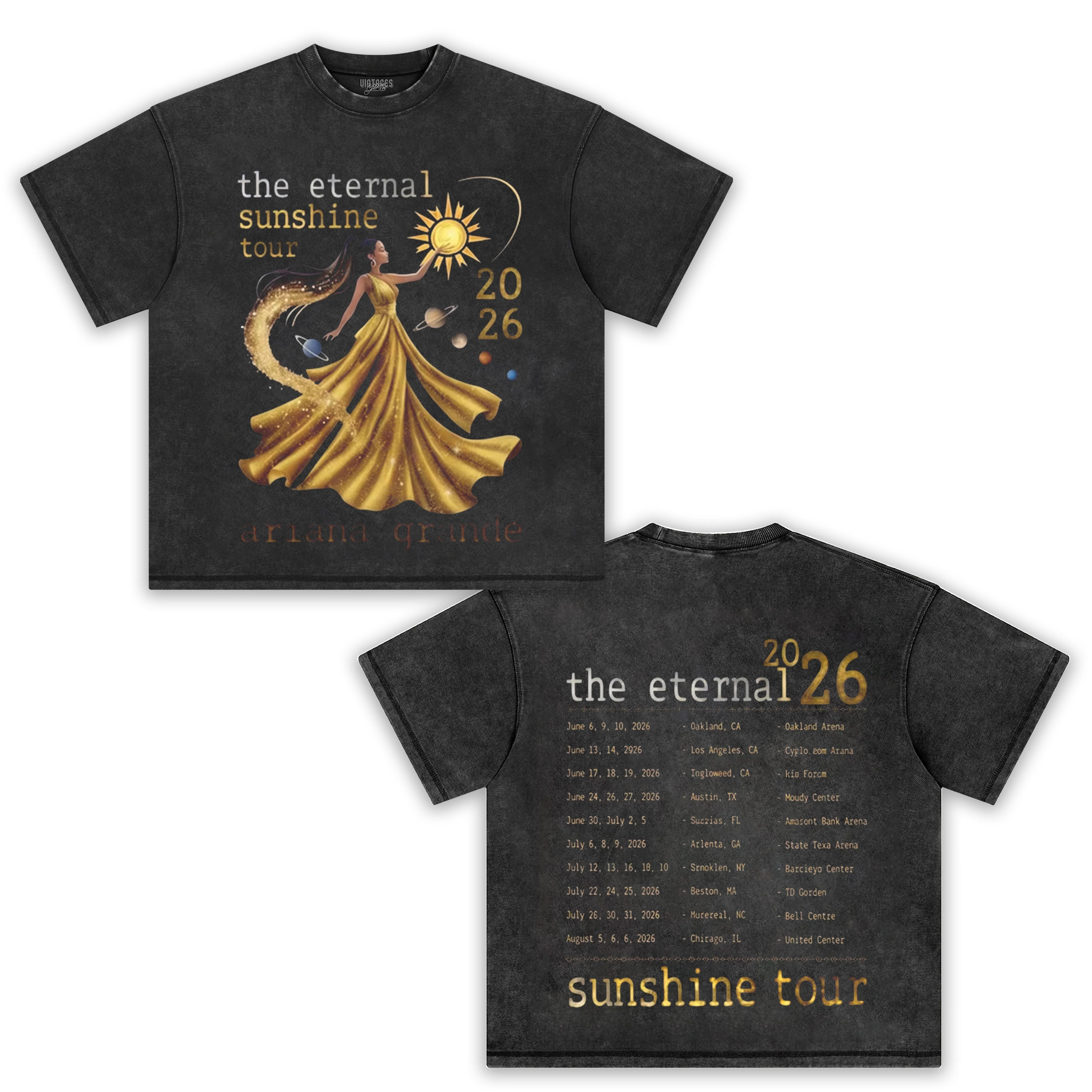 ARIANA GRANDE ETERNAL SUNSHINE TOUR 2026 TANK TOP & TEE - Image 2