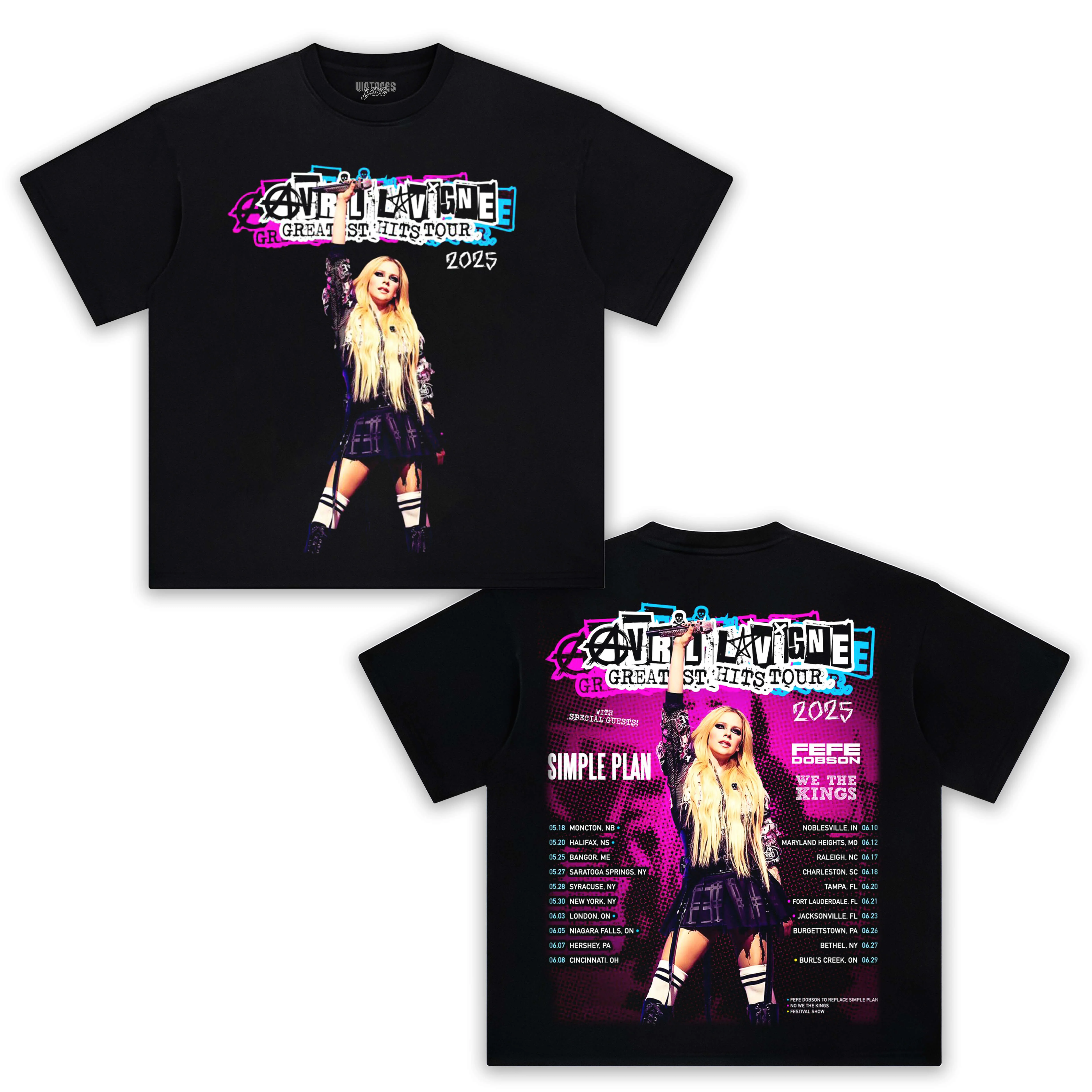 AVRIL LAVIGNE & CONCERT TOUR V3 TEE - Image 3