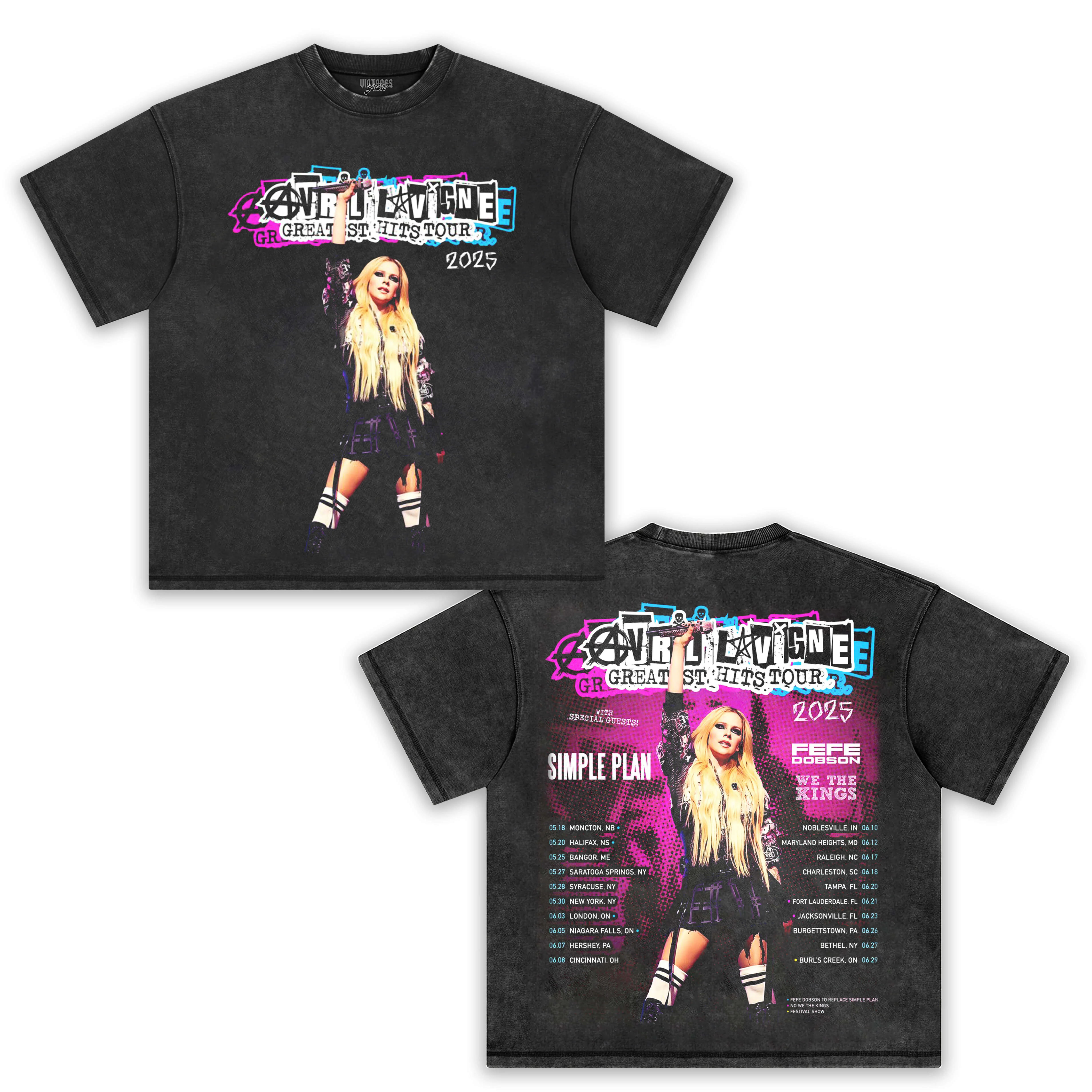 AVRIL LAVIGNE & CONCERT TOUR V3 TEE - Image 4