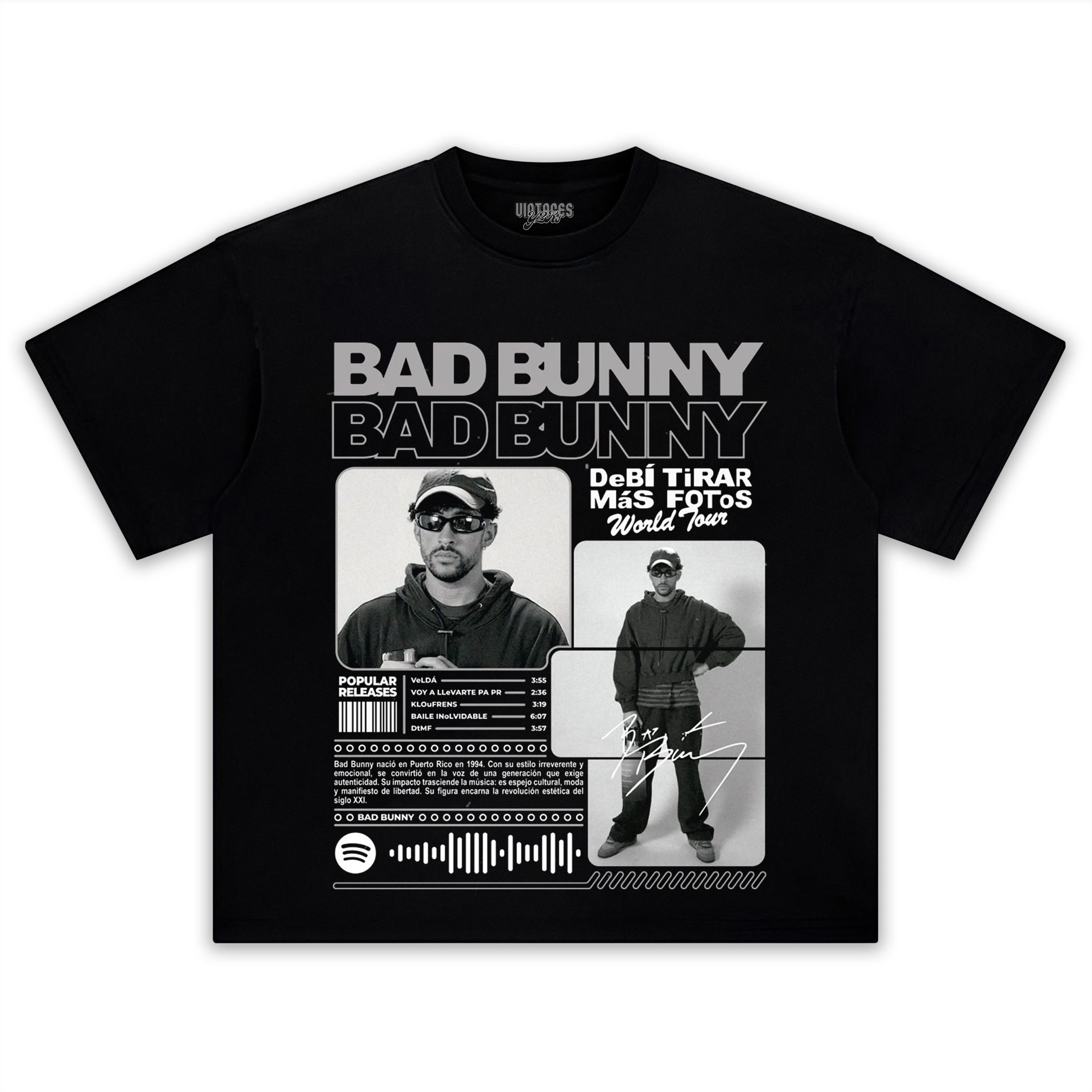 BAD BUNNY 2026 DISEÑO DIGITAL TEE & LS & HOODIE