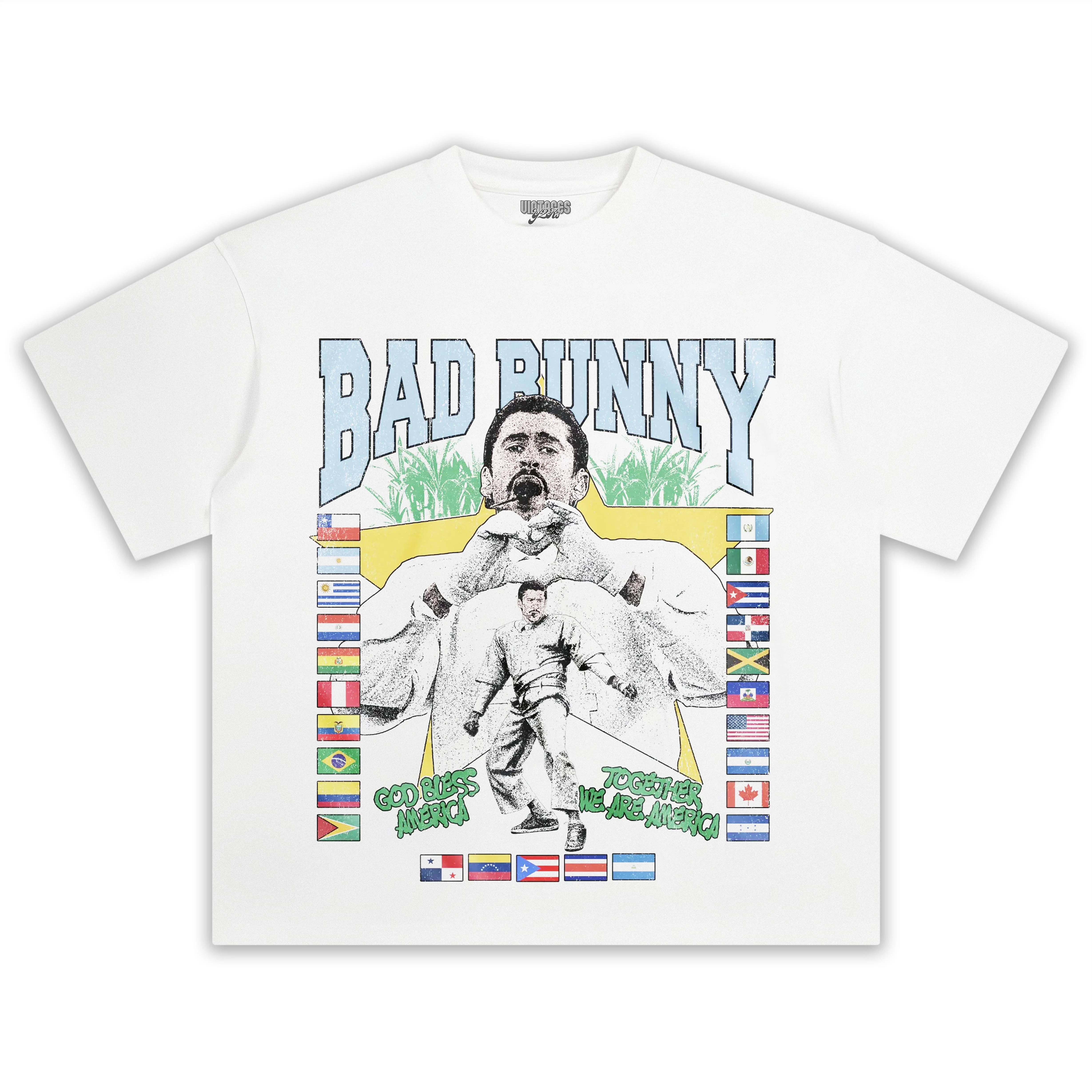 BAD BUNNY - LOVE > HATE V2 TEE & LS & HOODIE - Image 3