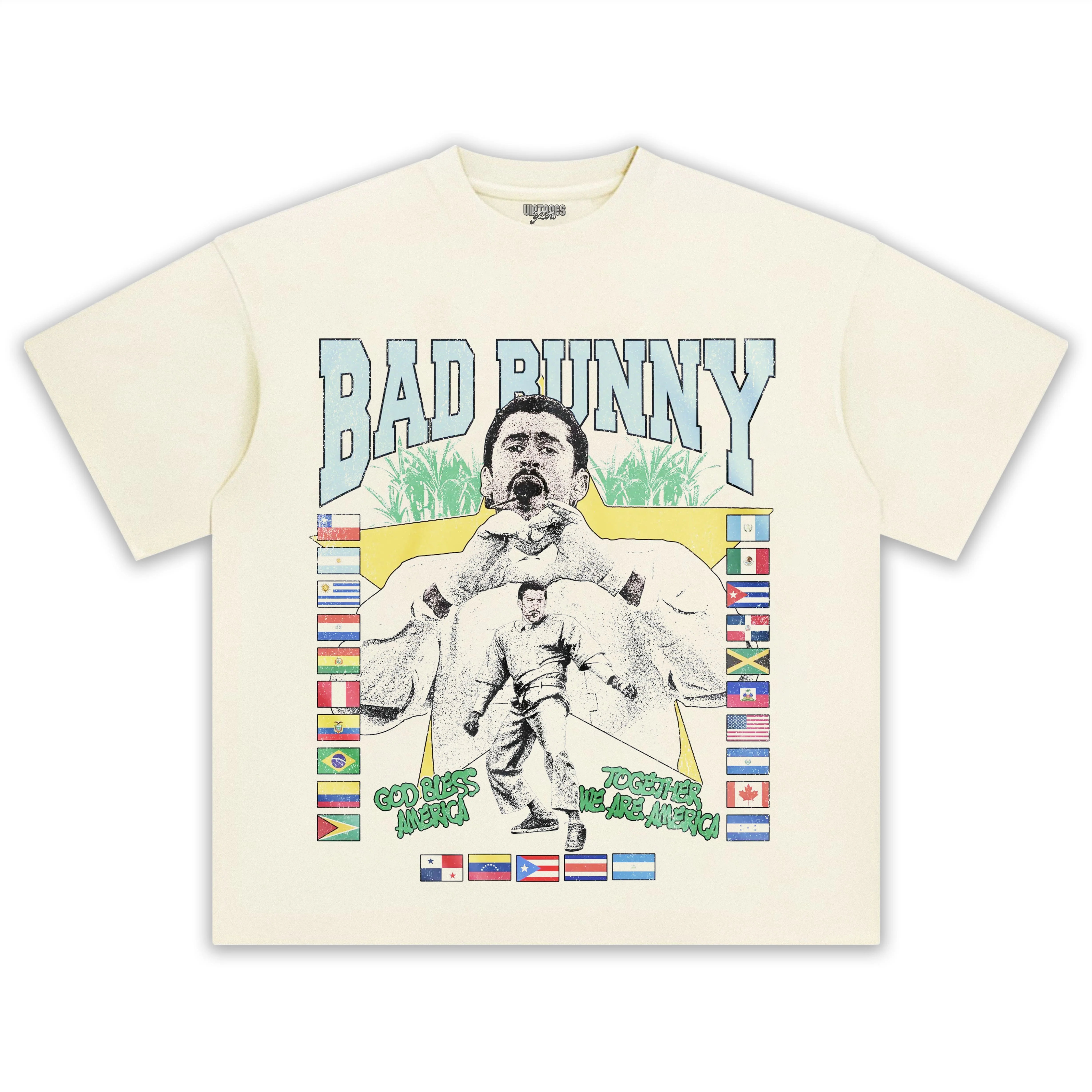 BAD BUNNY - LOVE > HATE V2 TEE & LS & HOODIE - Image 4