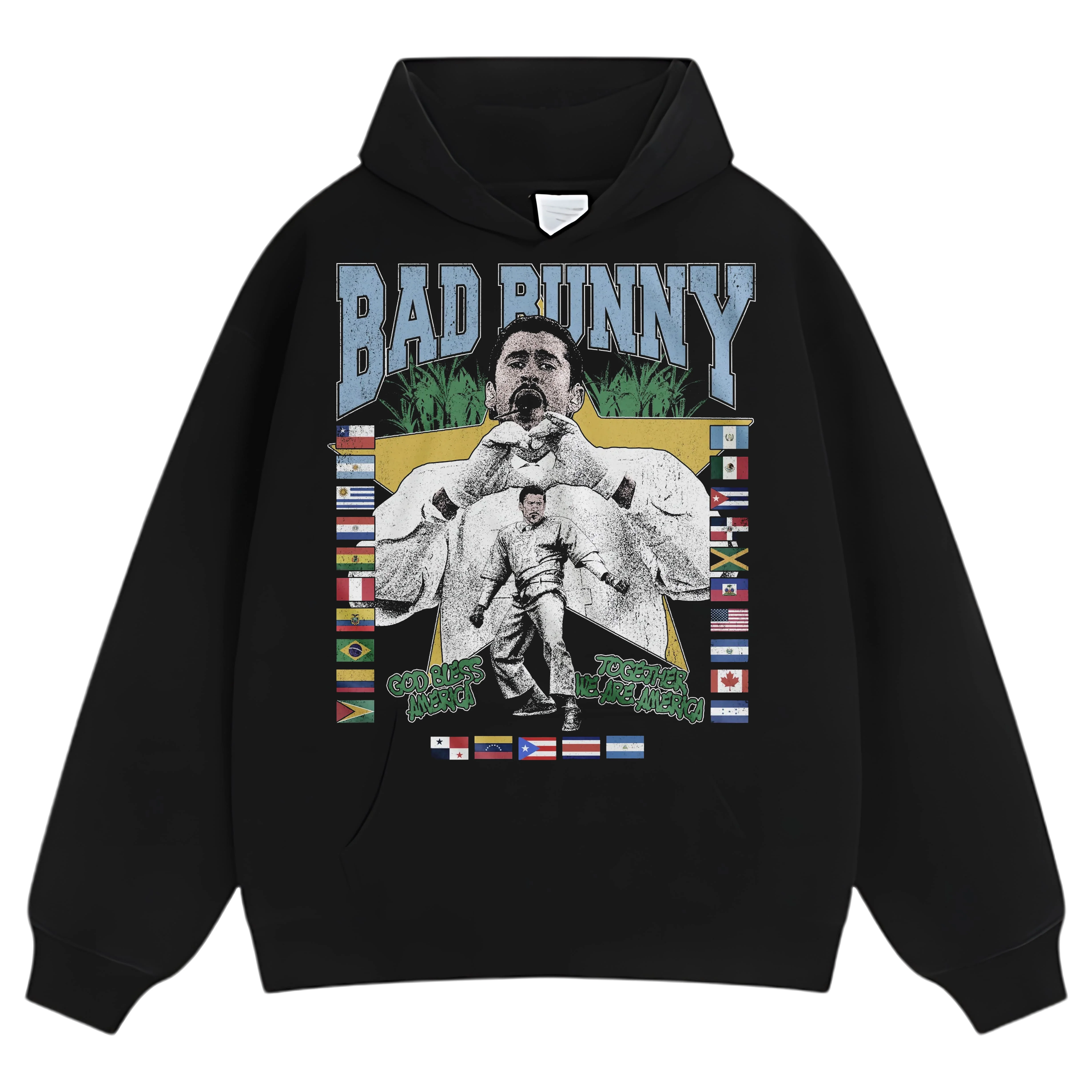 BAD BUNNY - LOVE > HATE V2 TEE & LS & HOODIE - Image 8
