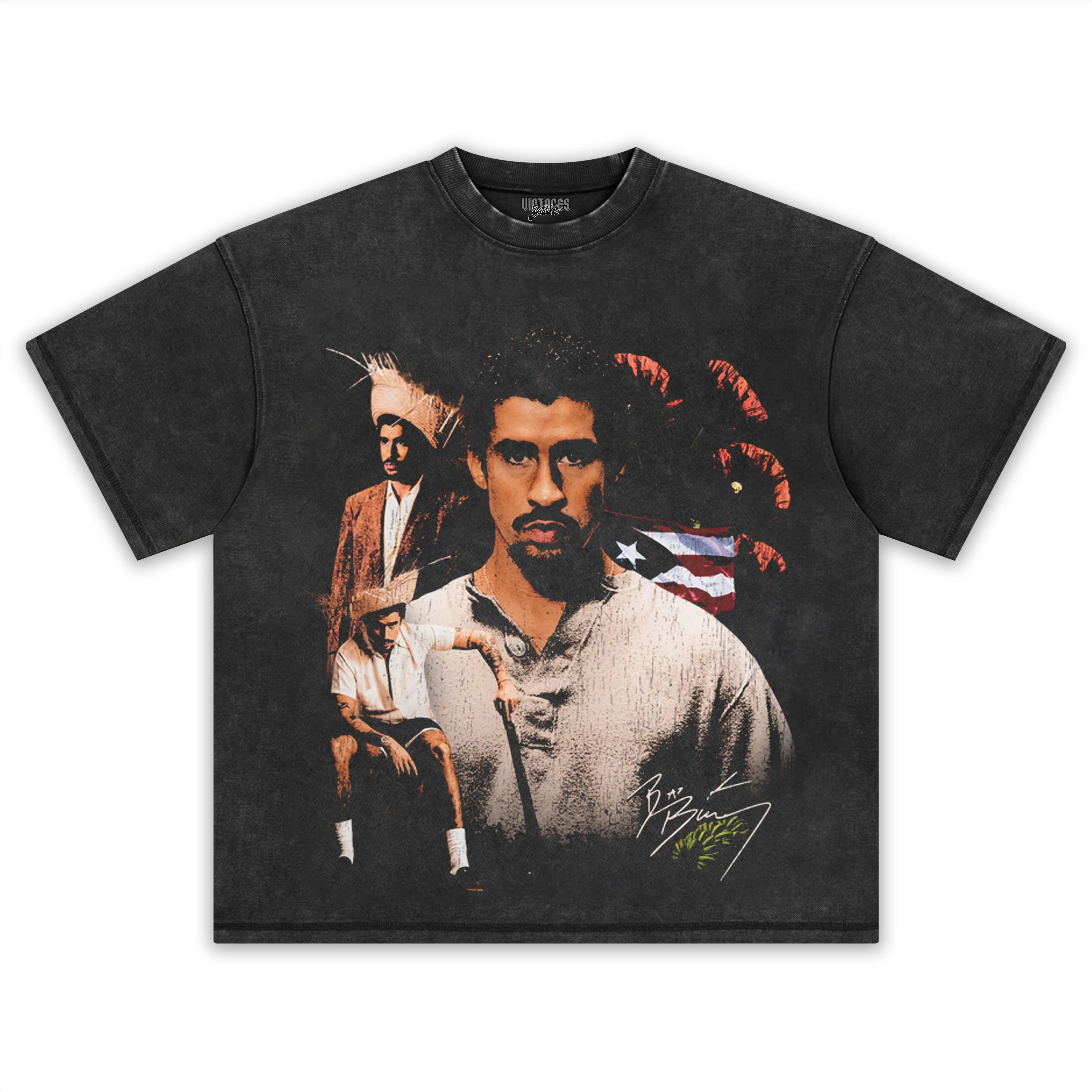BAD BUNNY RETRO V4 TEE & LS & HOODIE - Image 2