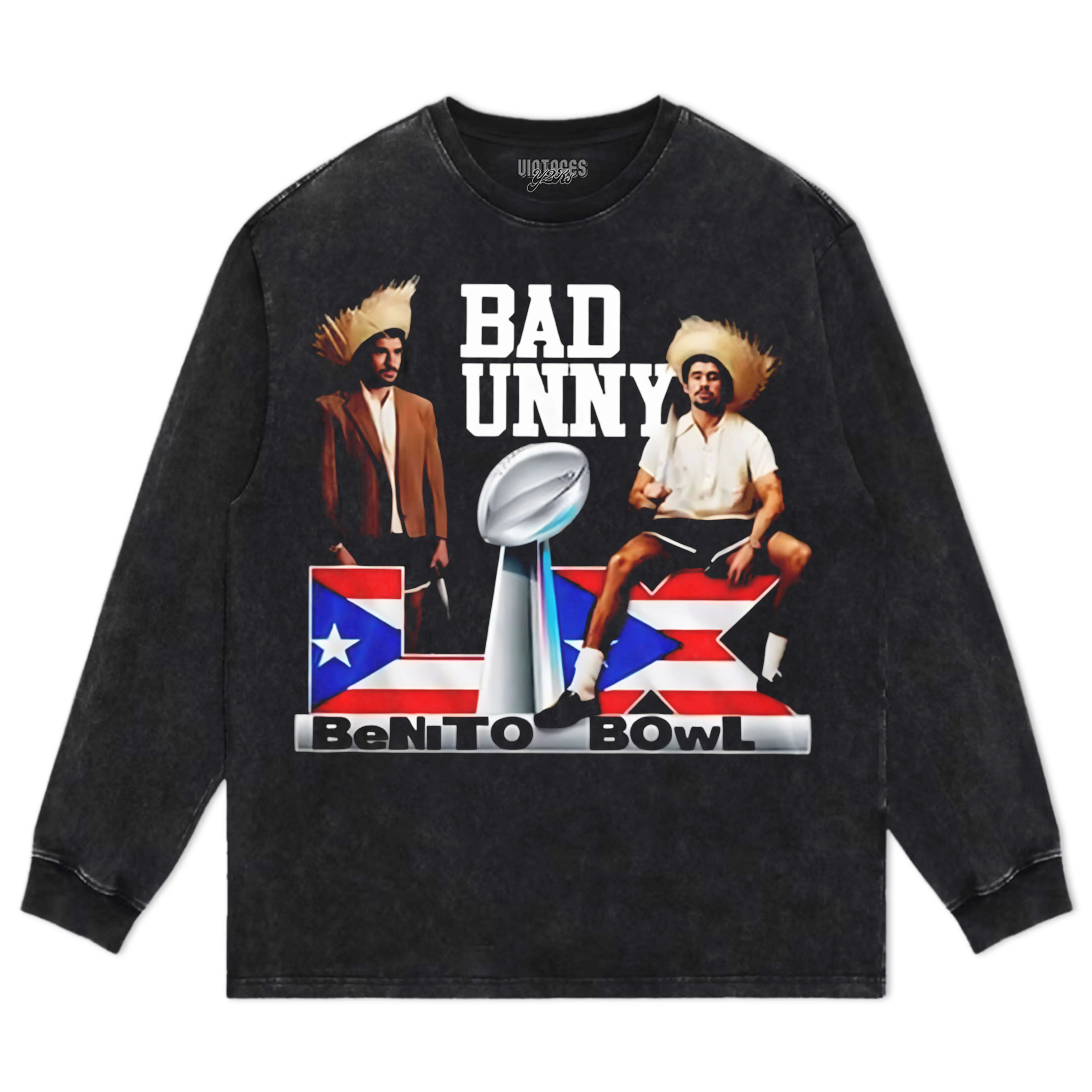 BAD BUNNY SUPER BOWL V8 TEE & LS & HOODIE - Image 4