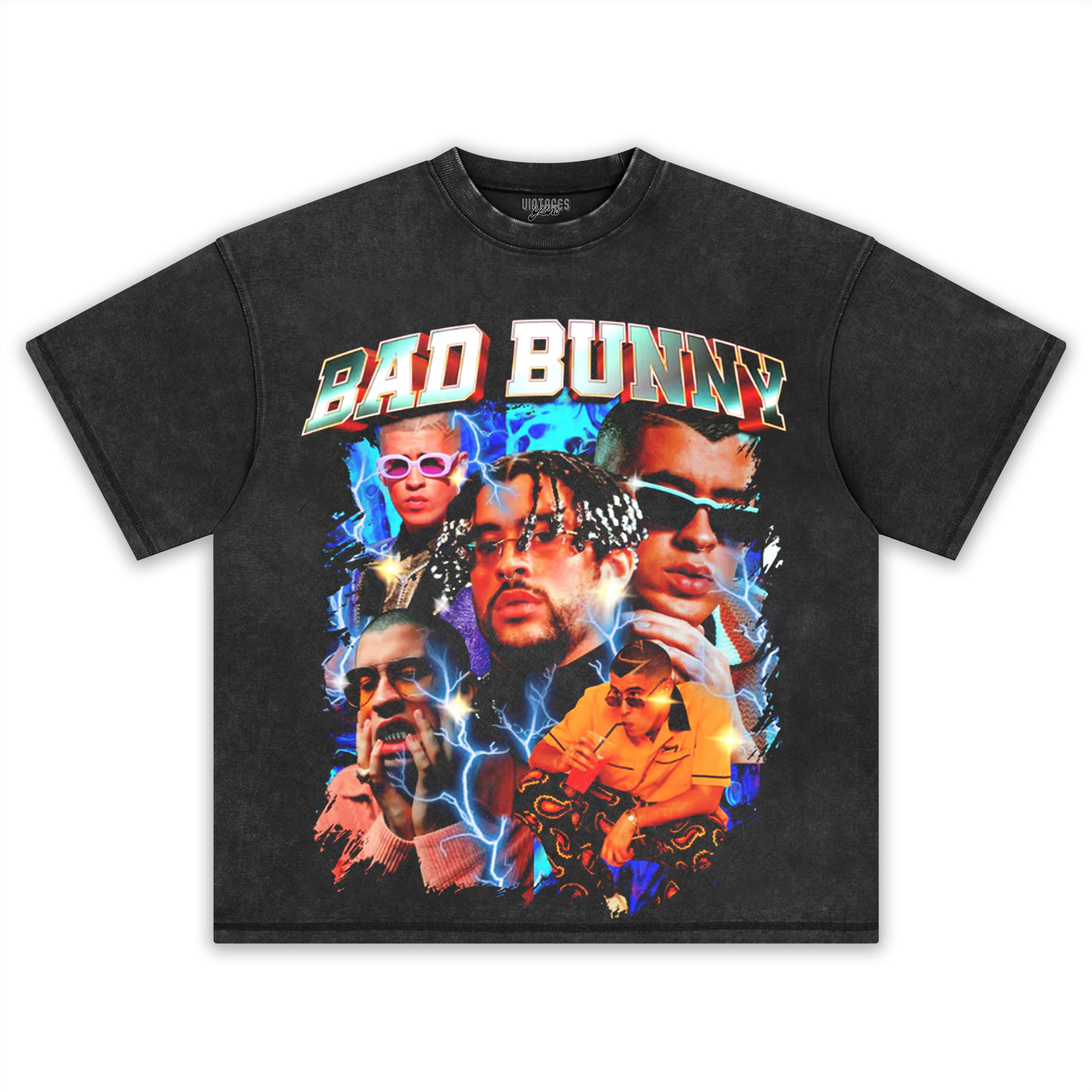 BAD BUNNY VINTAGE TEE & LS & HOODIE - Image 2