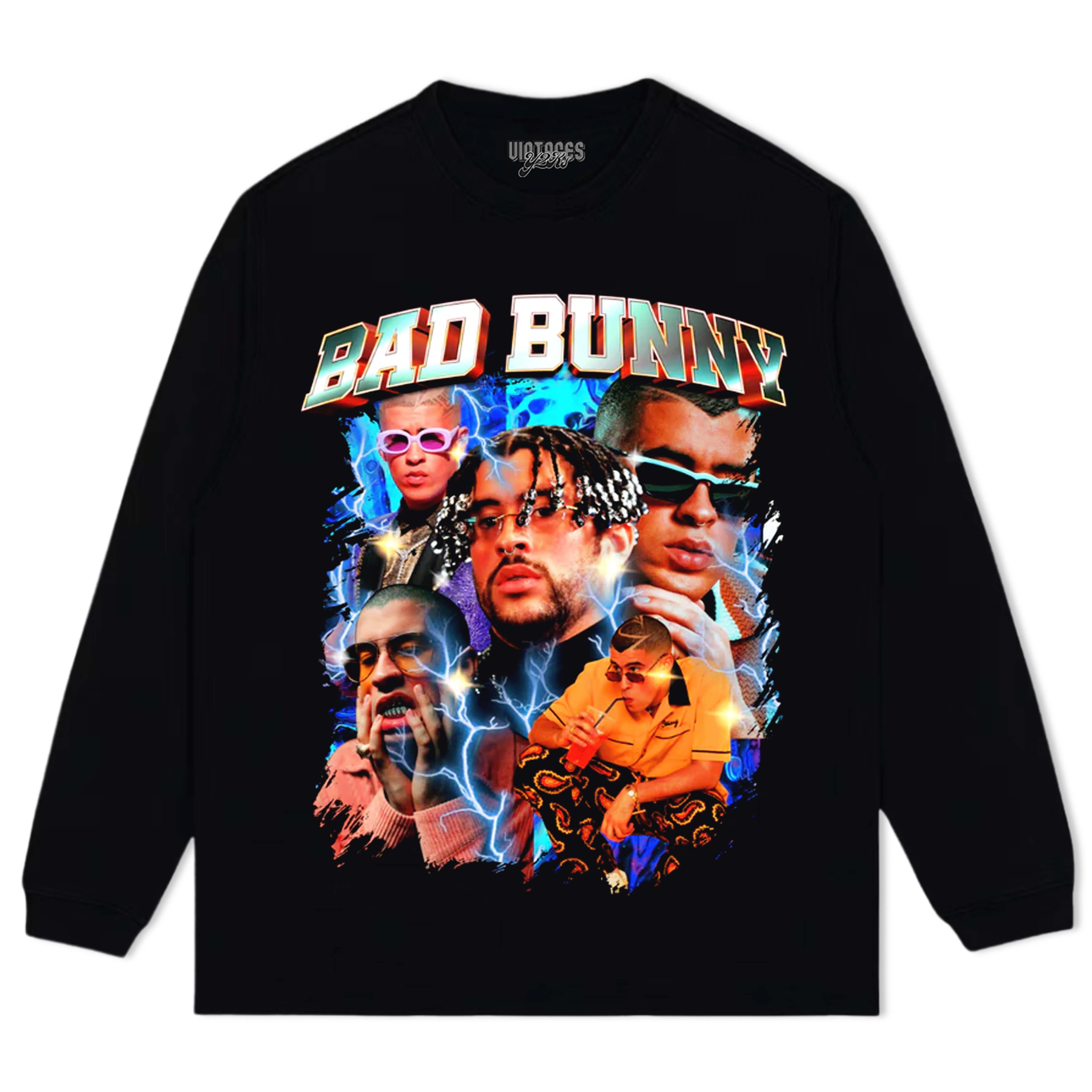BAD BUNNY VINTAGE TEE & LS & HOODIE - Image 3