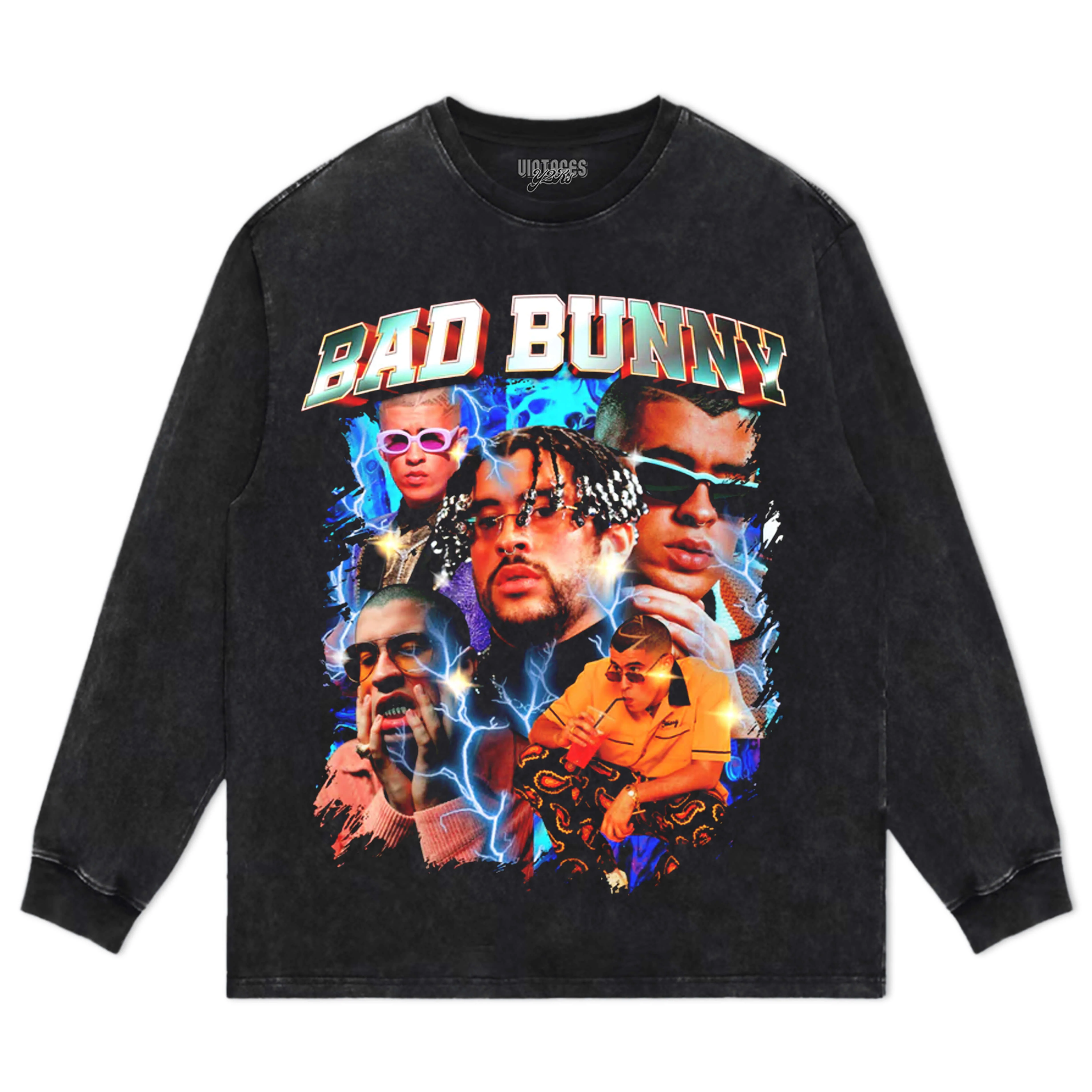 BAD BUNNY VINTAGE TEE & LS & HOODIE - Image 4