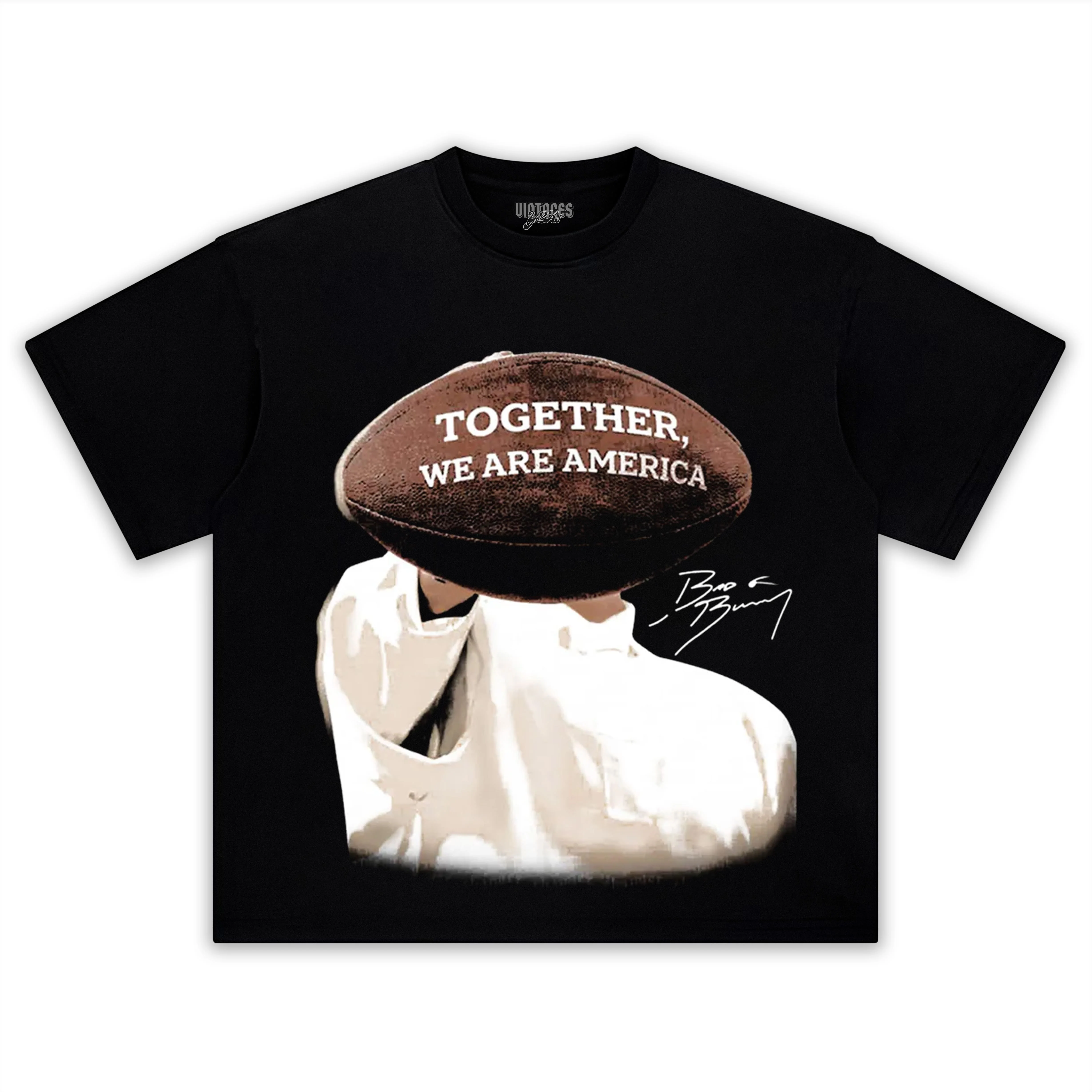 BAD BUNNY - WE ARE AMERICA V3 TEE & LS & HOODIE