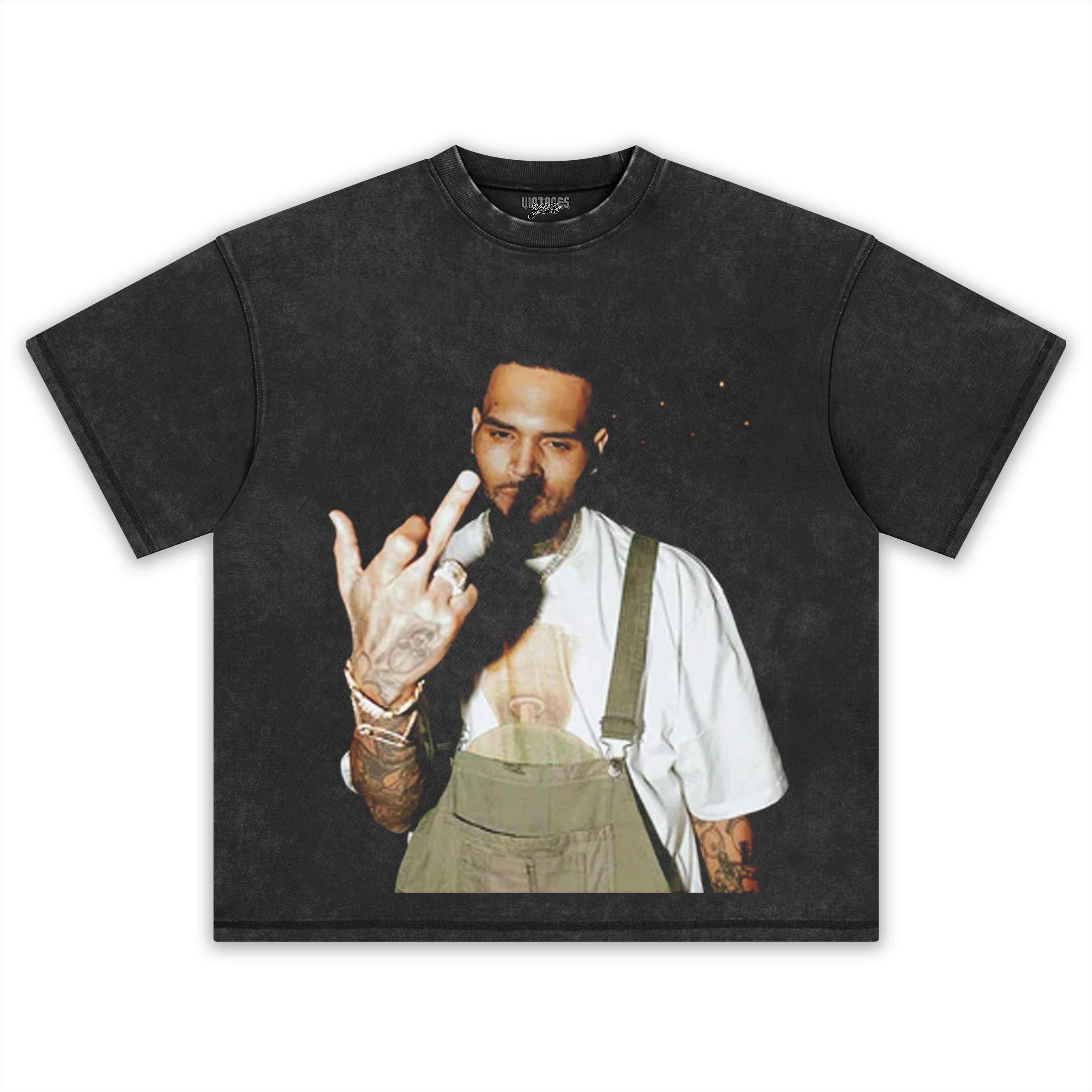 BIG FACE CHRIS BROWN TEE - Image 2