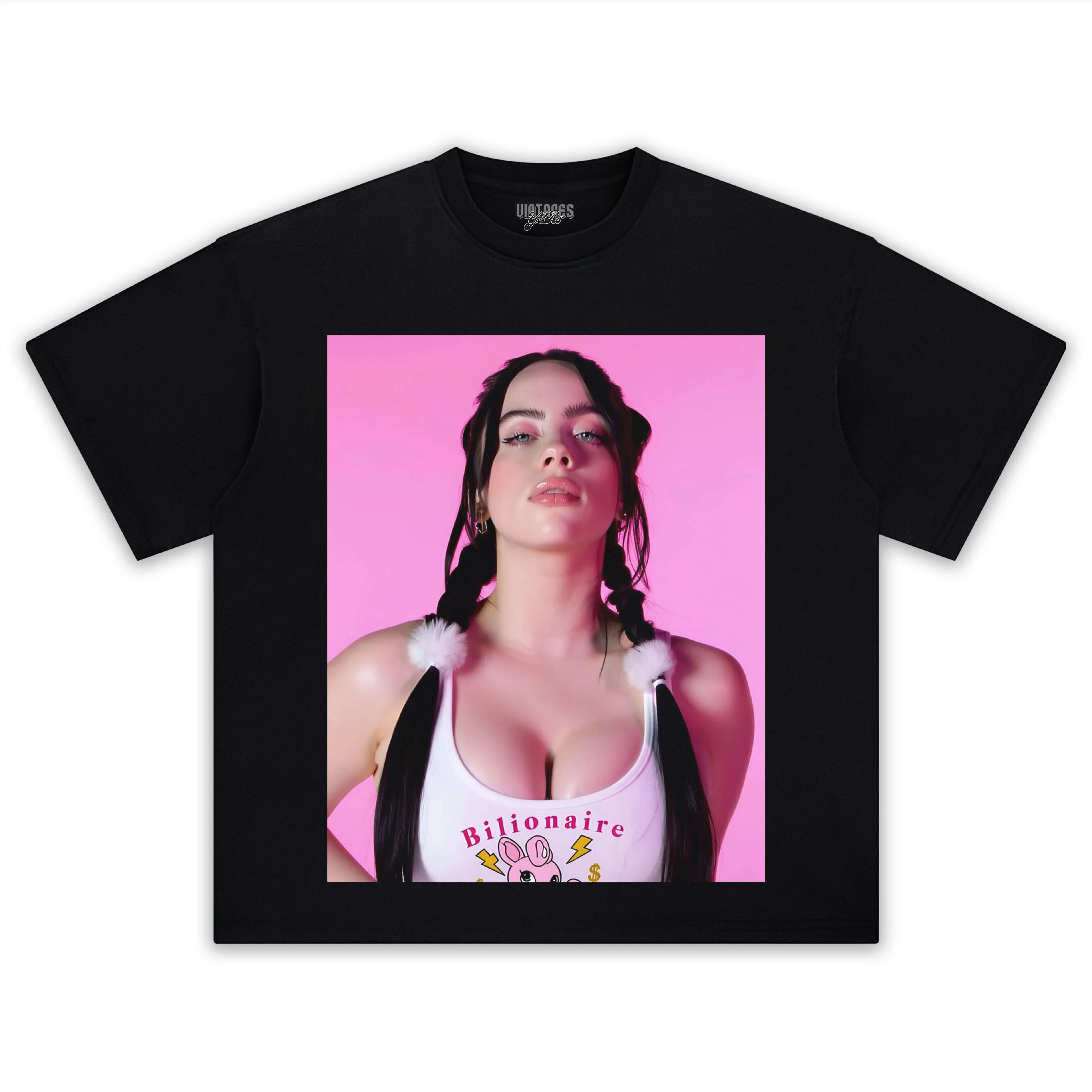 BILLY EILISH PINK TEE - Image 3