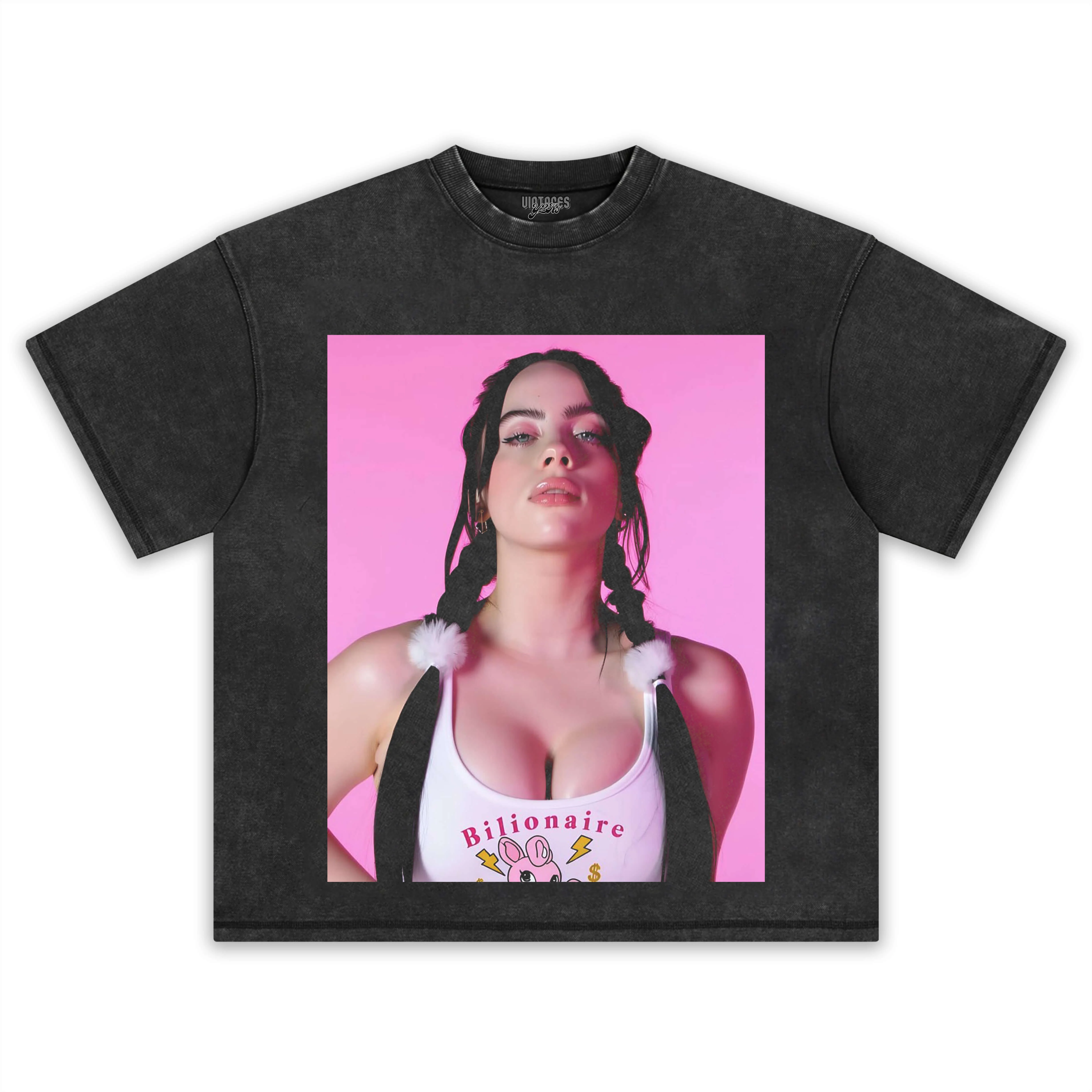 BILLY EILISH PINK TEE - Image 4