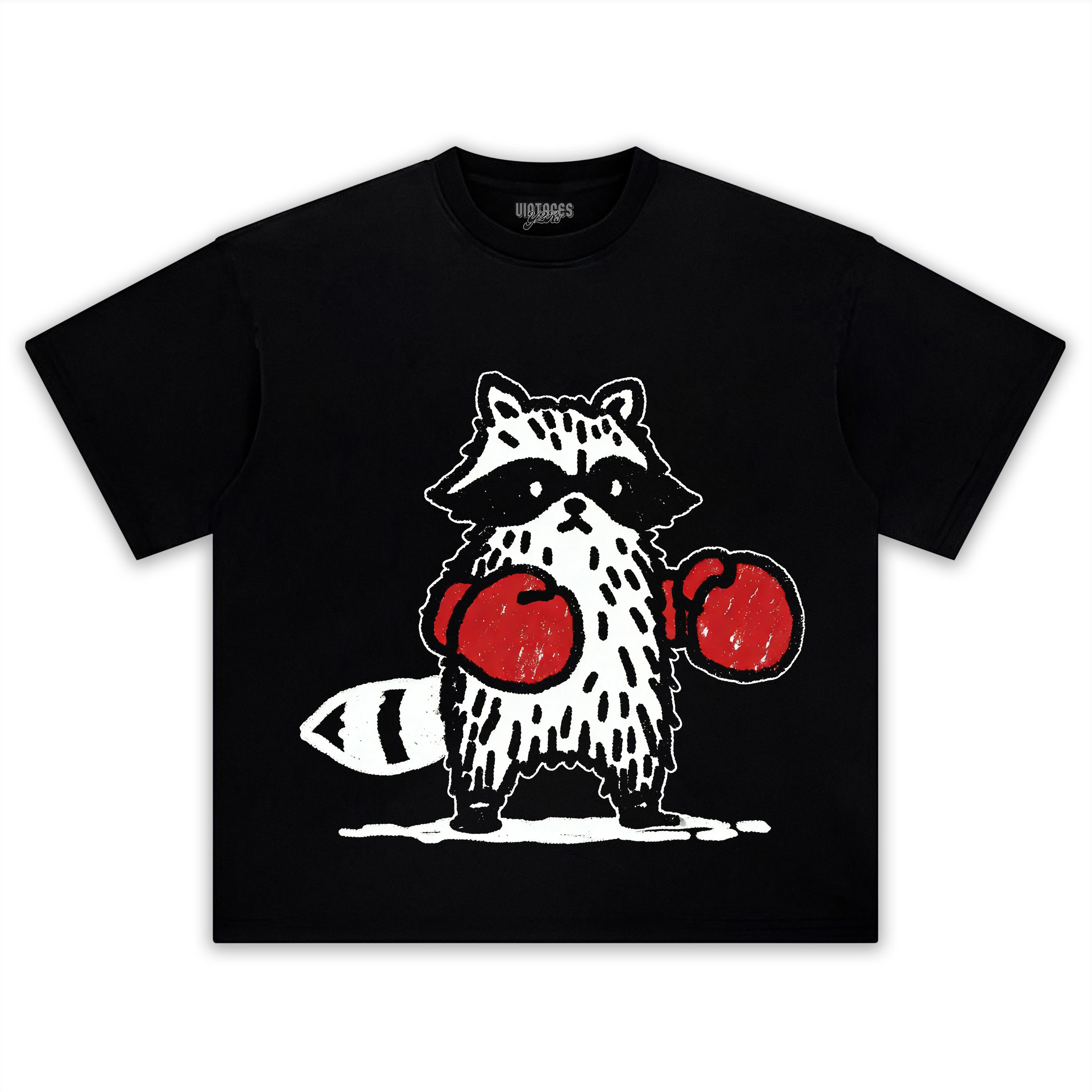 BOXER RACCOON V2 TANK TOP & TEE & LONG SLEEVE & LAYERED LS & HOODIE - Image 2