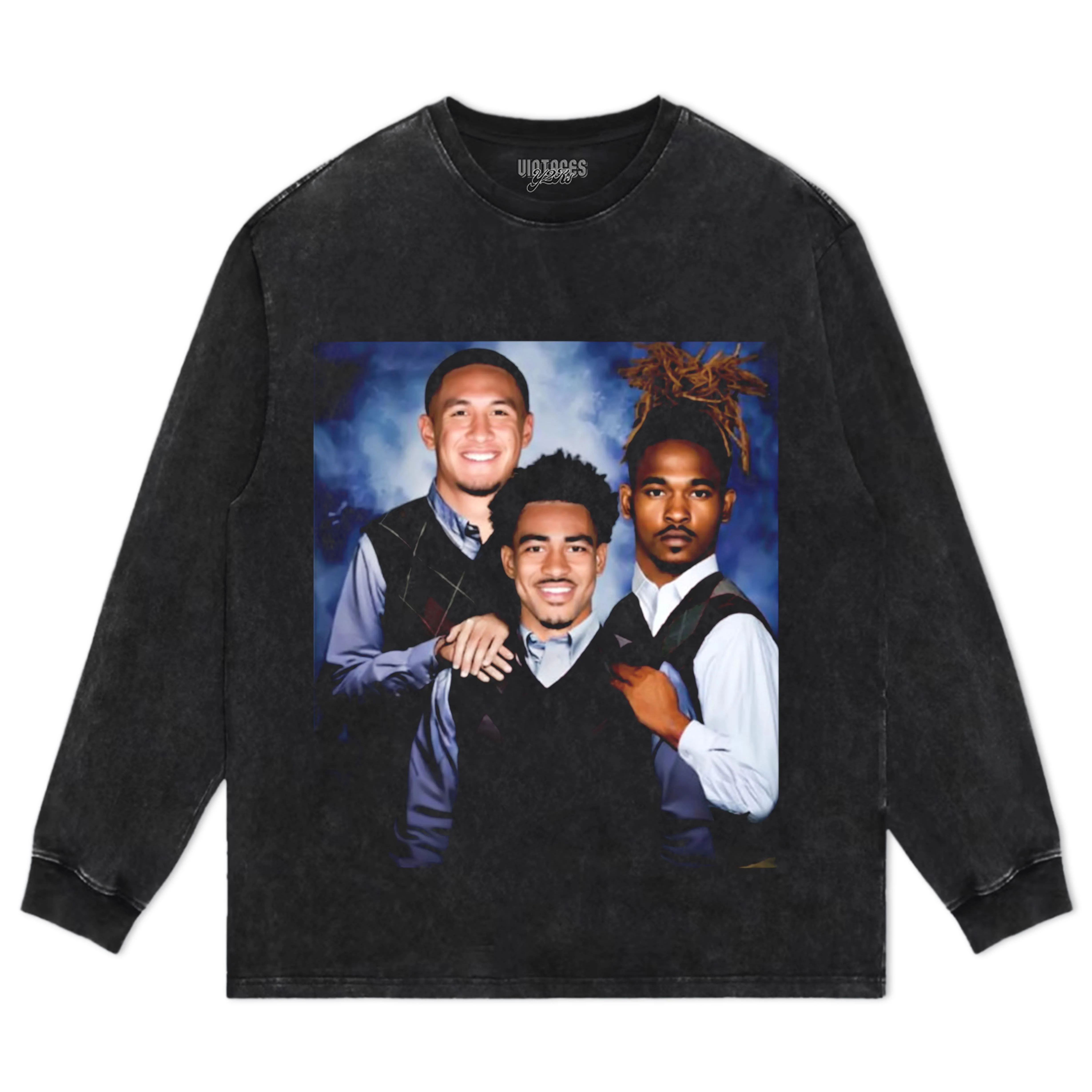 BRYCE YOUNG RICO DOWDLE TETAIROA MCMILLAN STEP BROTHERS CAROLINA FOOTBALL TEE & LS & HOODIE - Image 4
