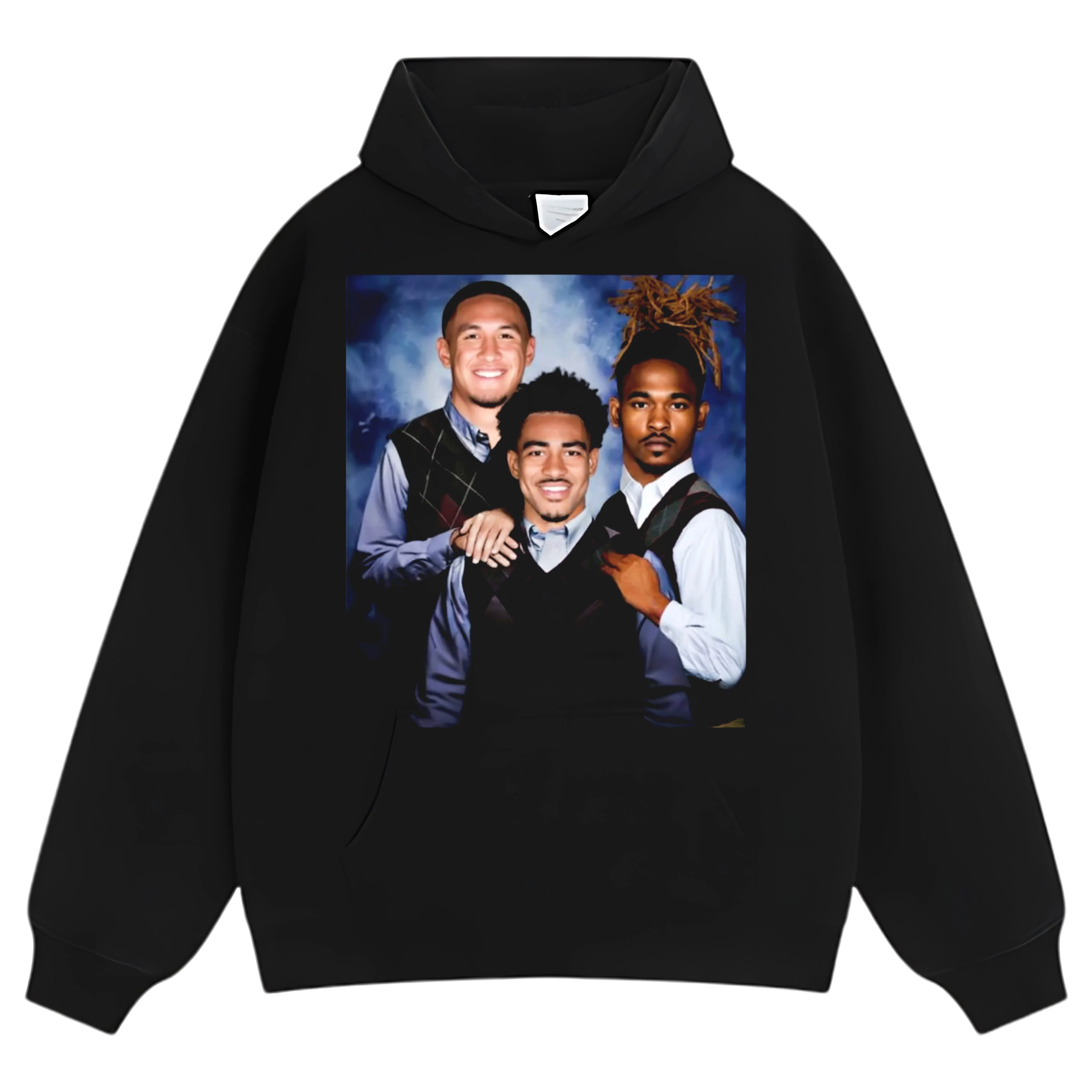 BRYCE YOUNG RICO DOWDLE TETAIROA MCMILLAN STEP BROTHERS CAROLINA FOOTBALL TEE & LS & HOODIE - Image 5