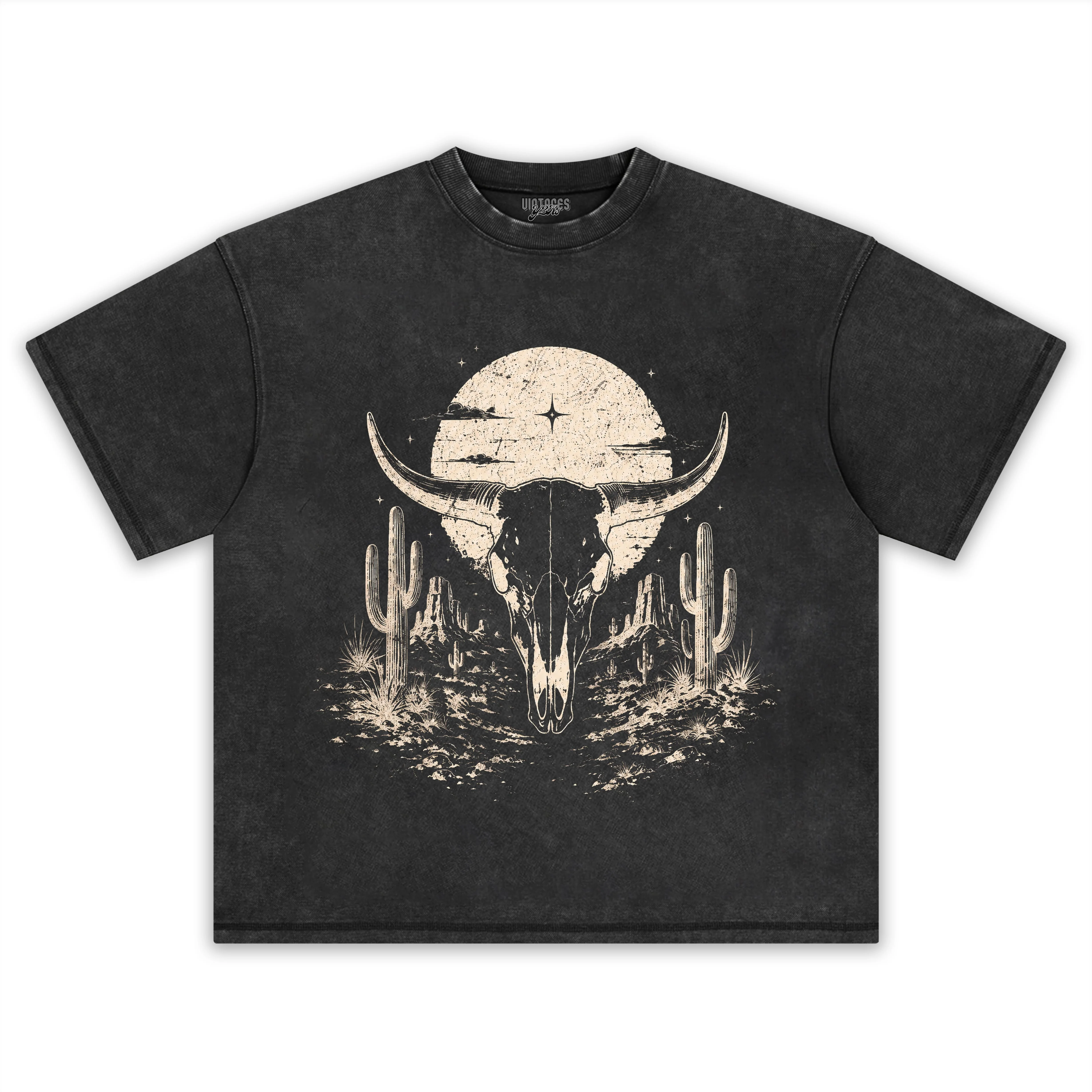 BULL SKULL WESTERN TANK TOP & TEE & LONG SLEEVE & LAYERED LS & HOODIE
