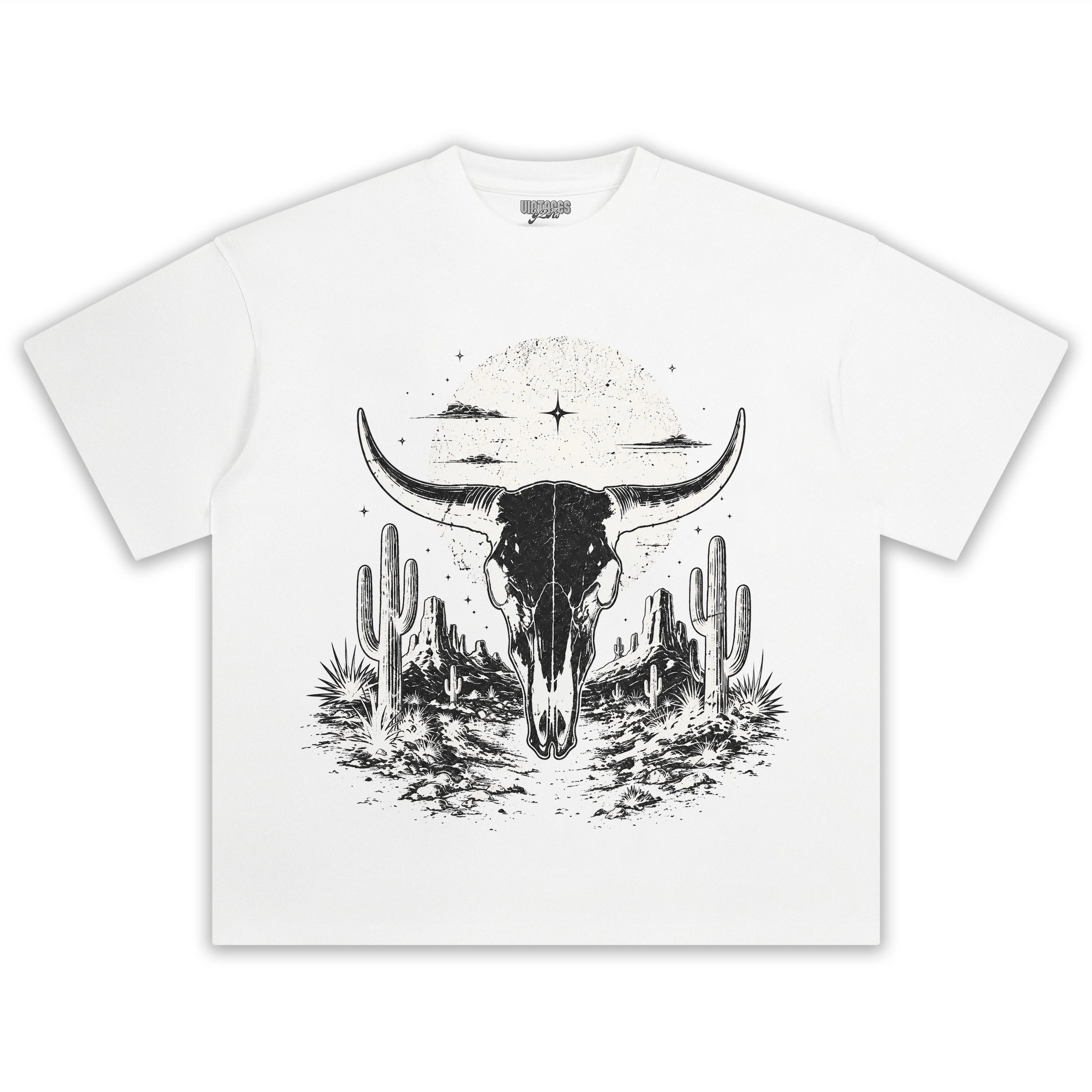 BULL SKULL WESTERN TANK TOP & TEE & LONG SLEEVE & LAYERED LS & HOODIE - Image 8