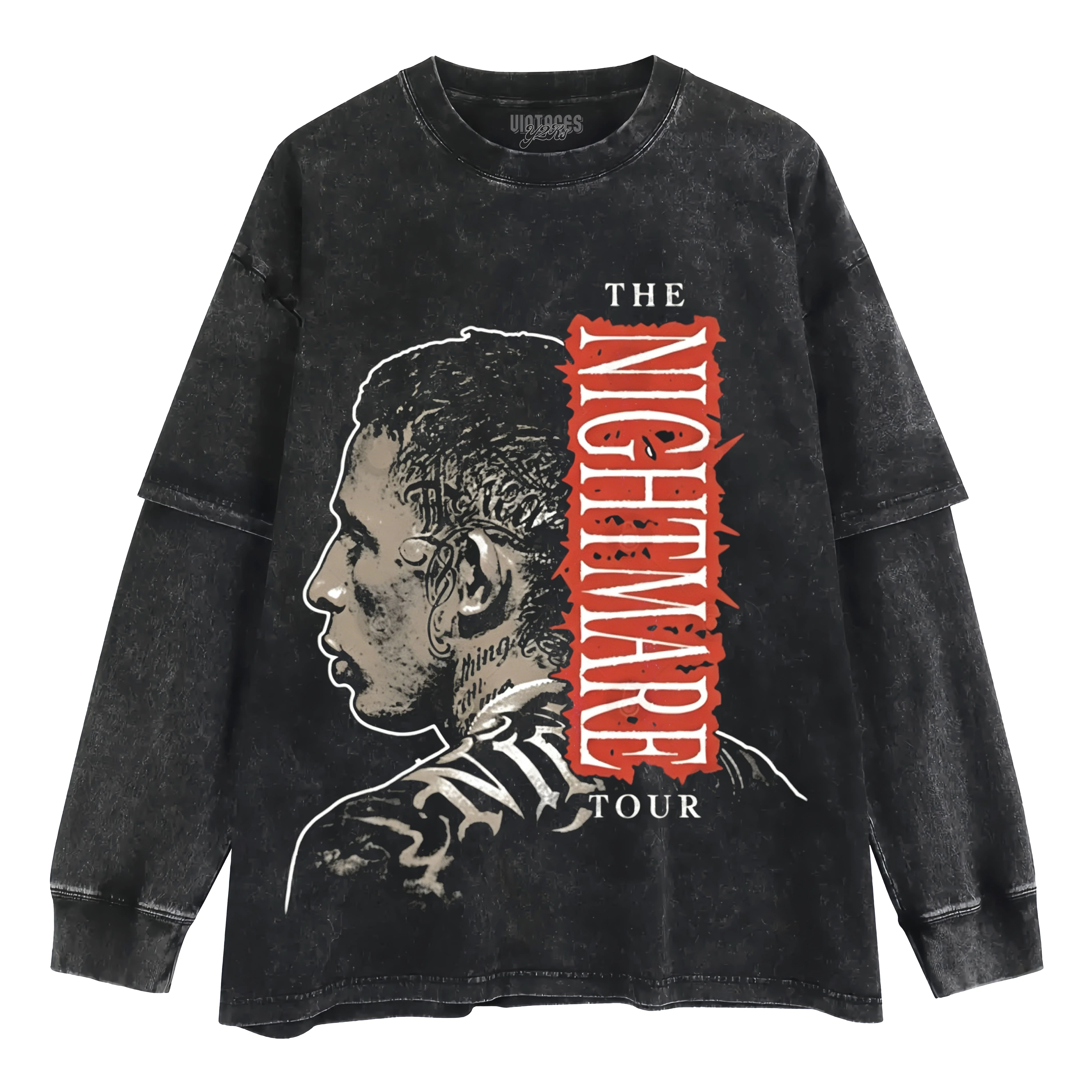 CARLOS PRATES NIGHTMARE TOUR TANK TOP & TEE & LONG SLEEVE & LAYERED LS & HOODIE - Image 4