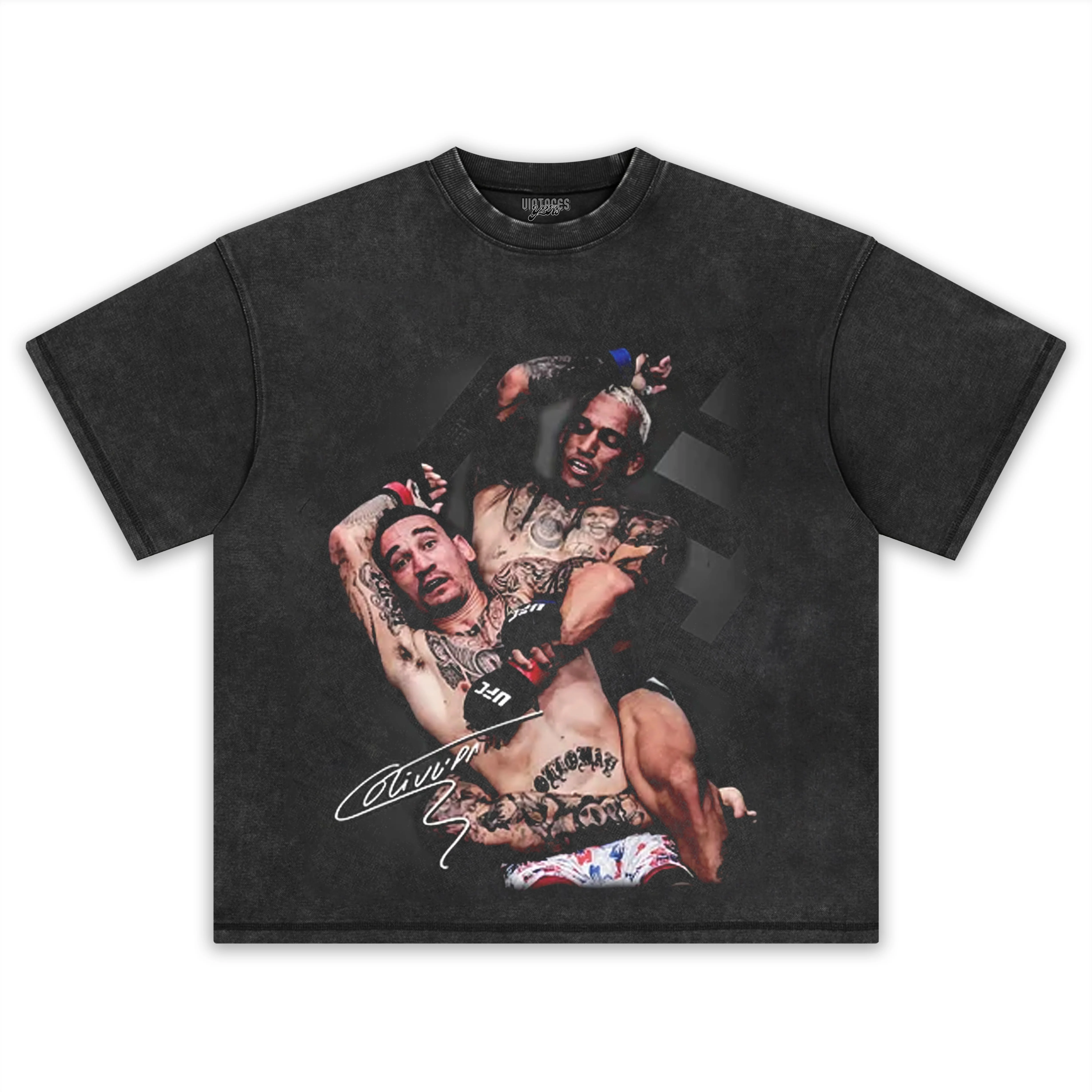CHARLES OLIVEIRA BMF CHAMPION V3 TEE & LS & HOODIE - Image 2