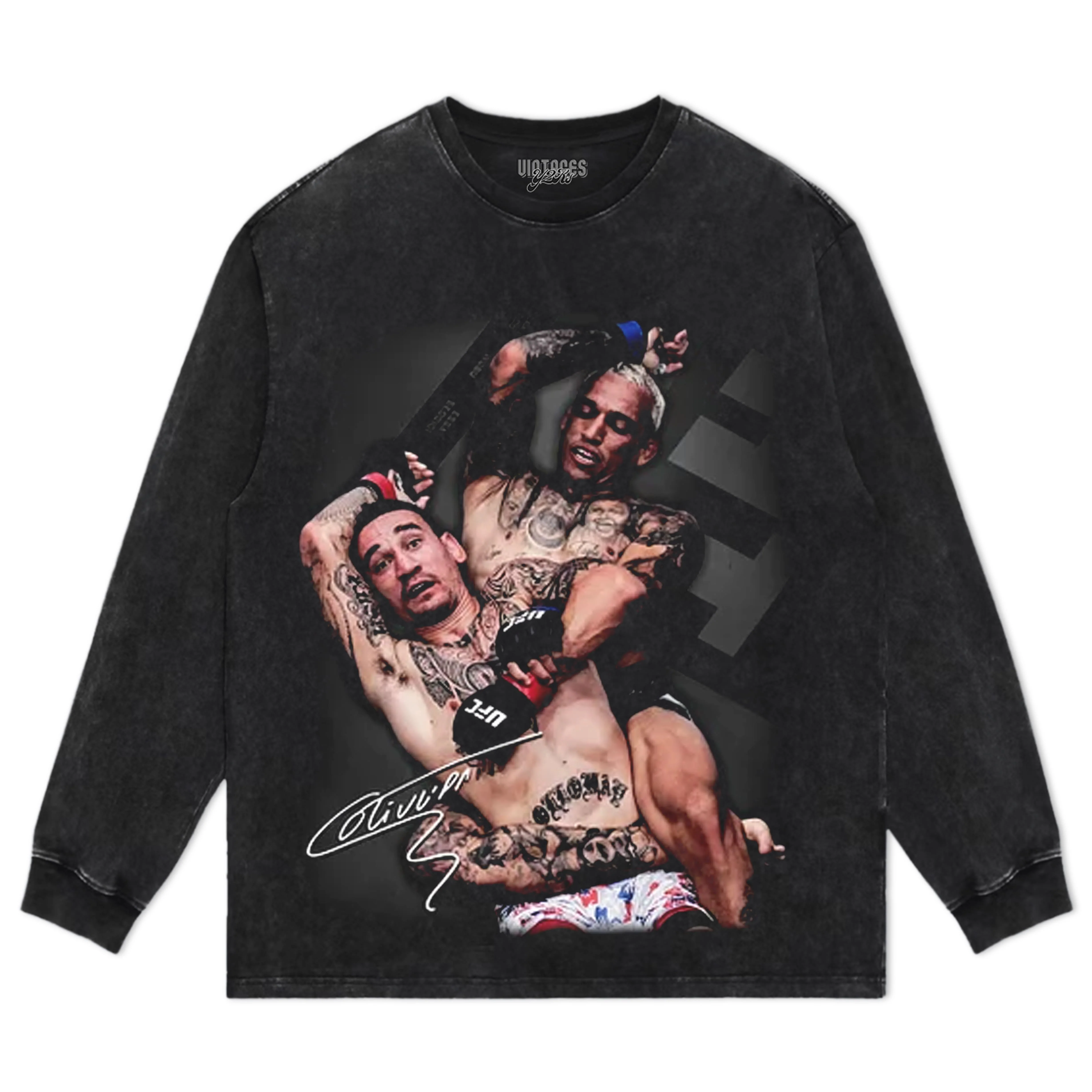 CHARLES OLIVEIRA BMF CHAMPION V3 TEE & LS & HOODIE - Image 4
