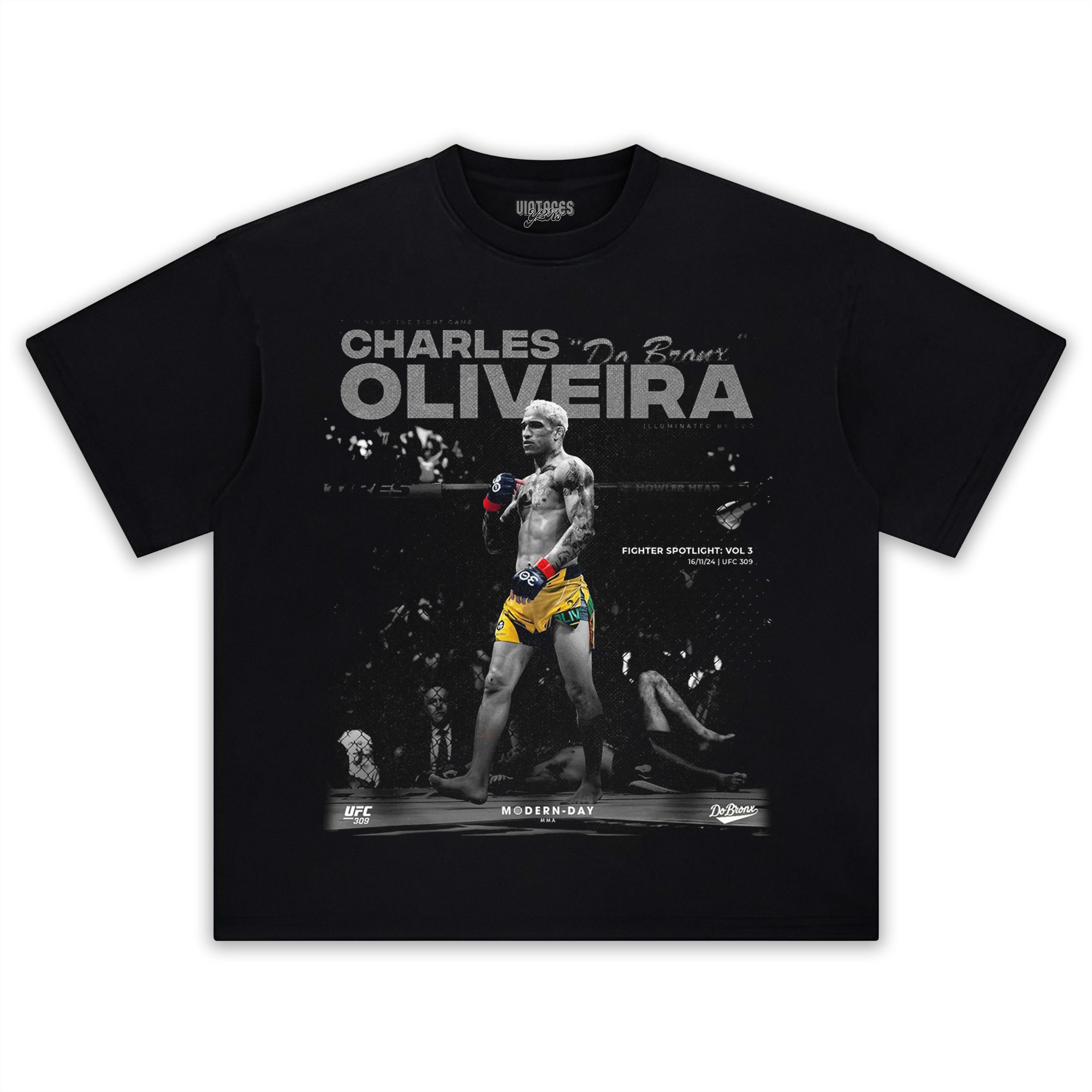 CHARLES OLIVEIRA V2 TEE & LS & HOODIE - Image 5