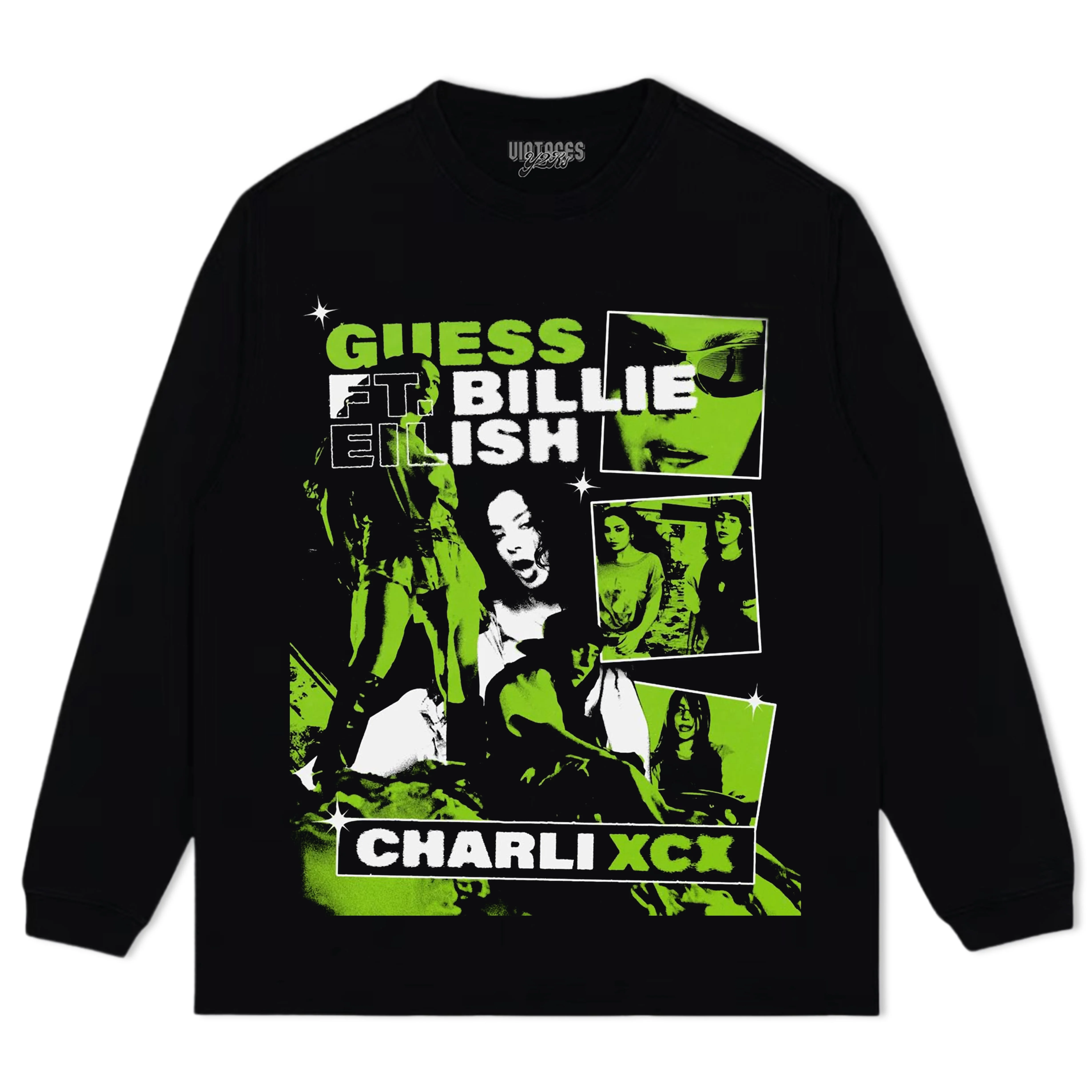 CHARLI XCX & BILLIE EILISH - GUESS TEE & LS & HOODIE - Image 3