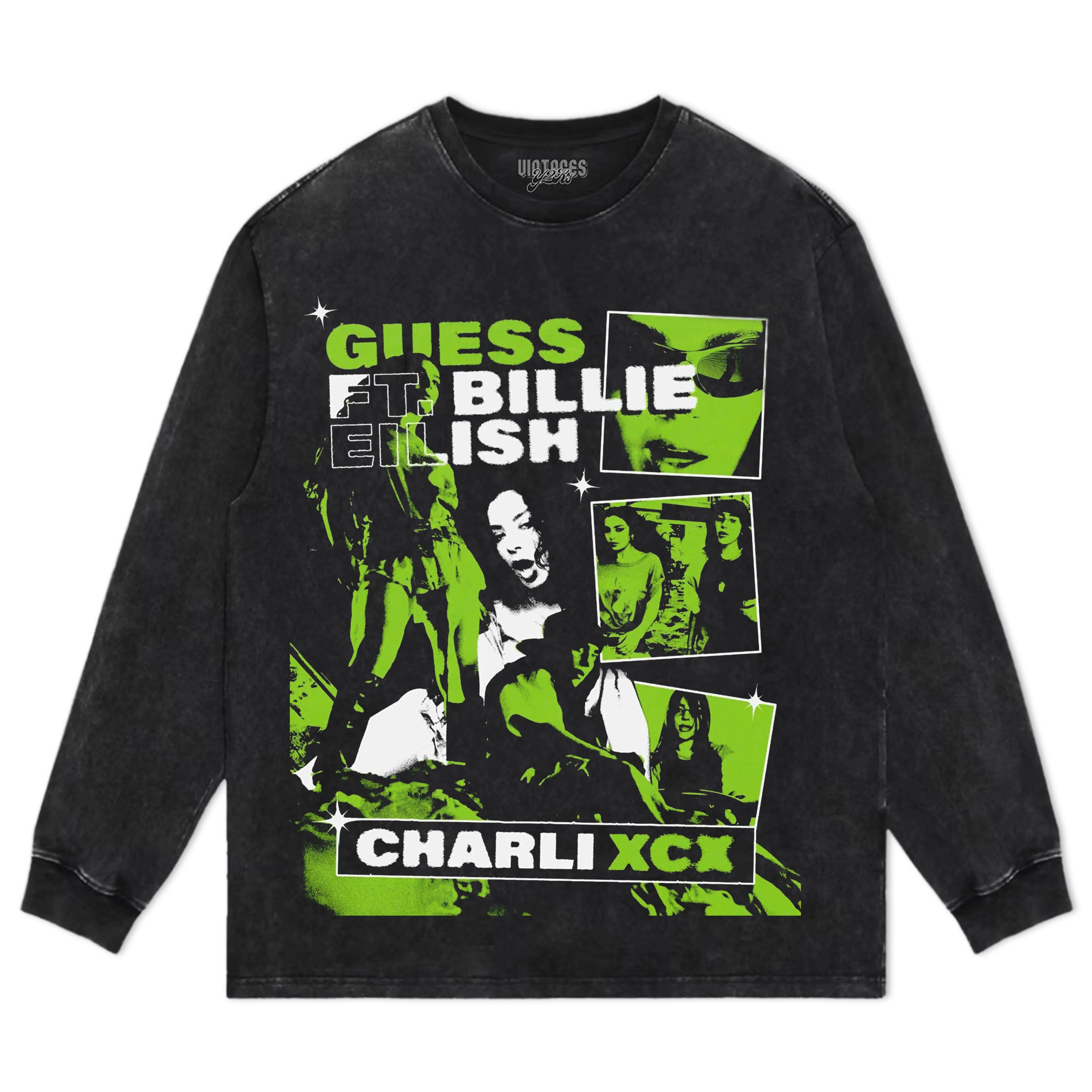 CHARLI XCX & BILLIE EILISH - GUESS TEE & LS & HOODIE - Image 4