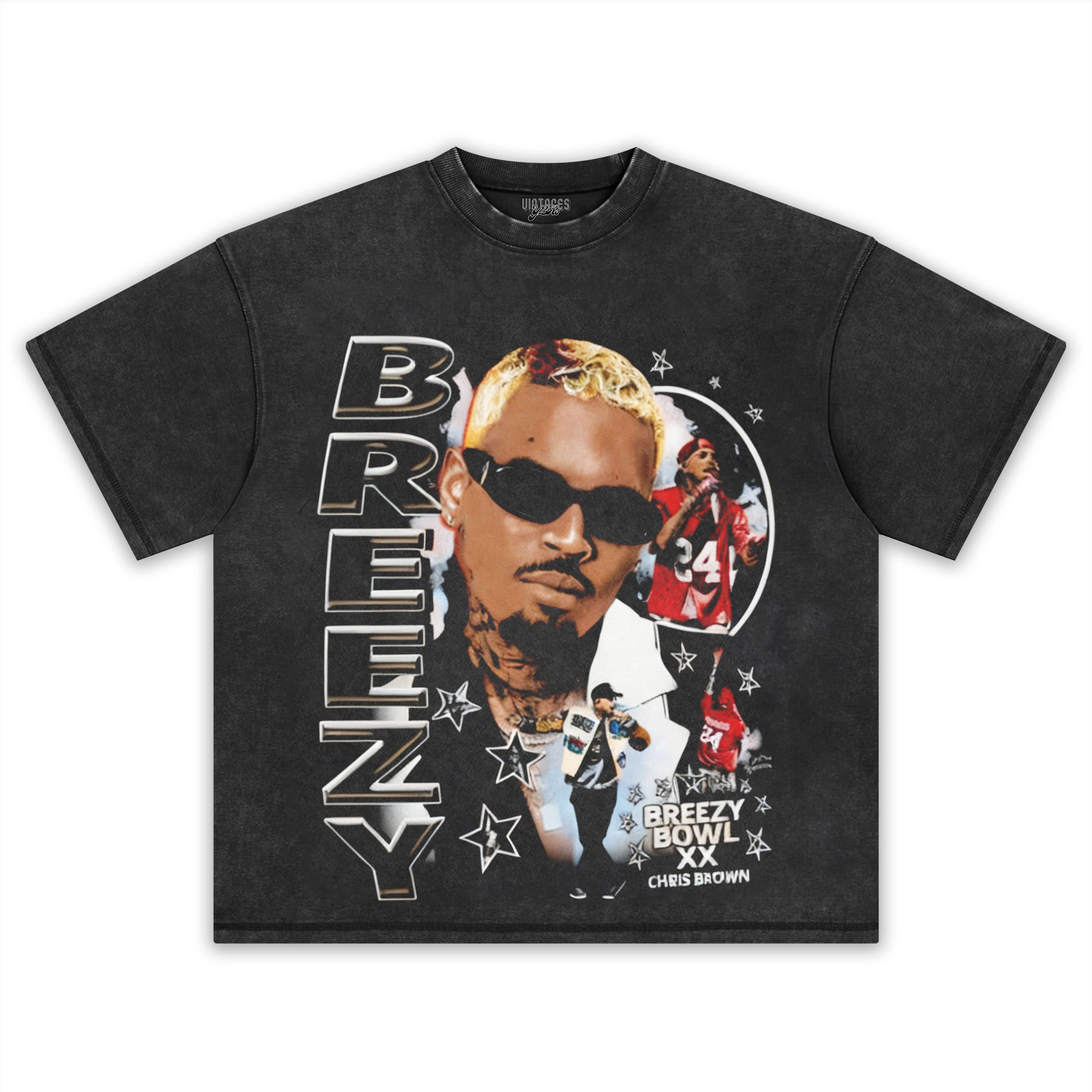 CHRIS BROWN & BREEZY V3 TEE & LS & HOODIE - Image 2