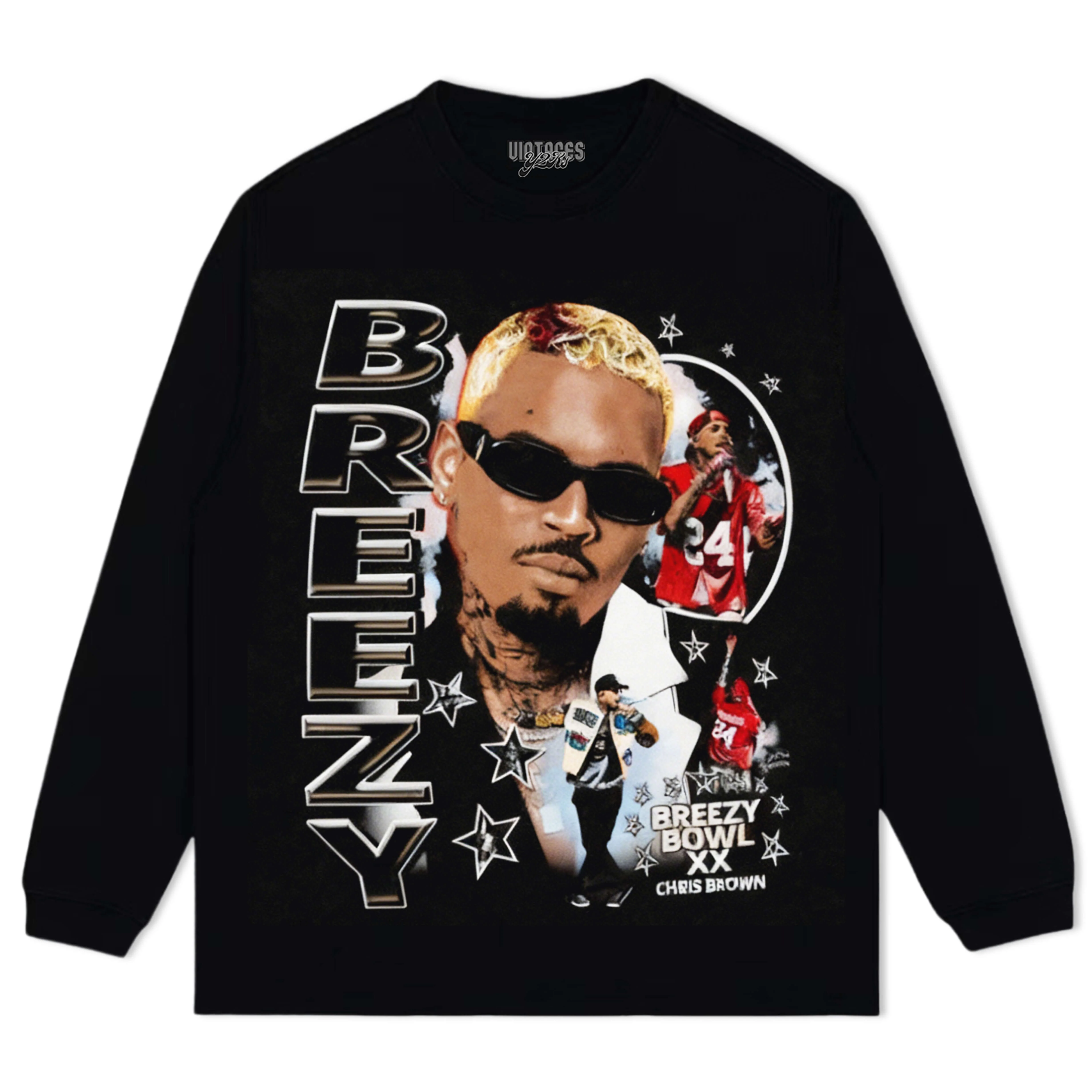 CHRIS BROWN & BREEZY V3 TEE & LS & HOODIE - Image 8