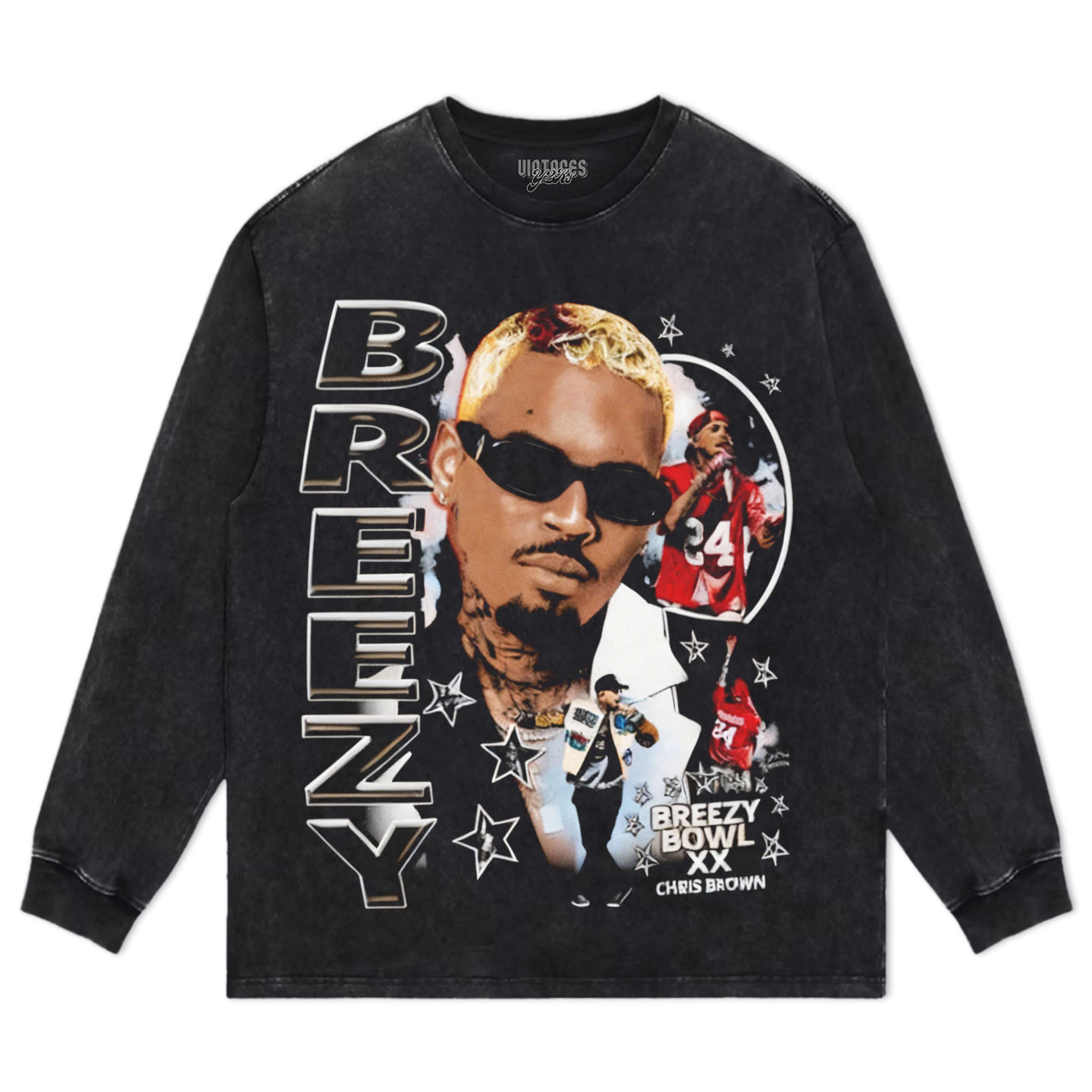 CHRIS BROWN & BREEZY V3 TEE & LS & HOODIE - Image 9