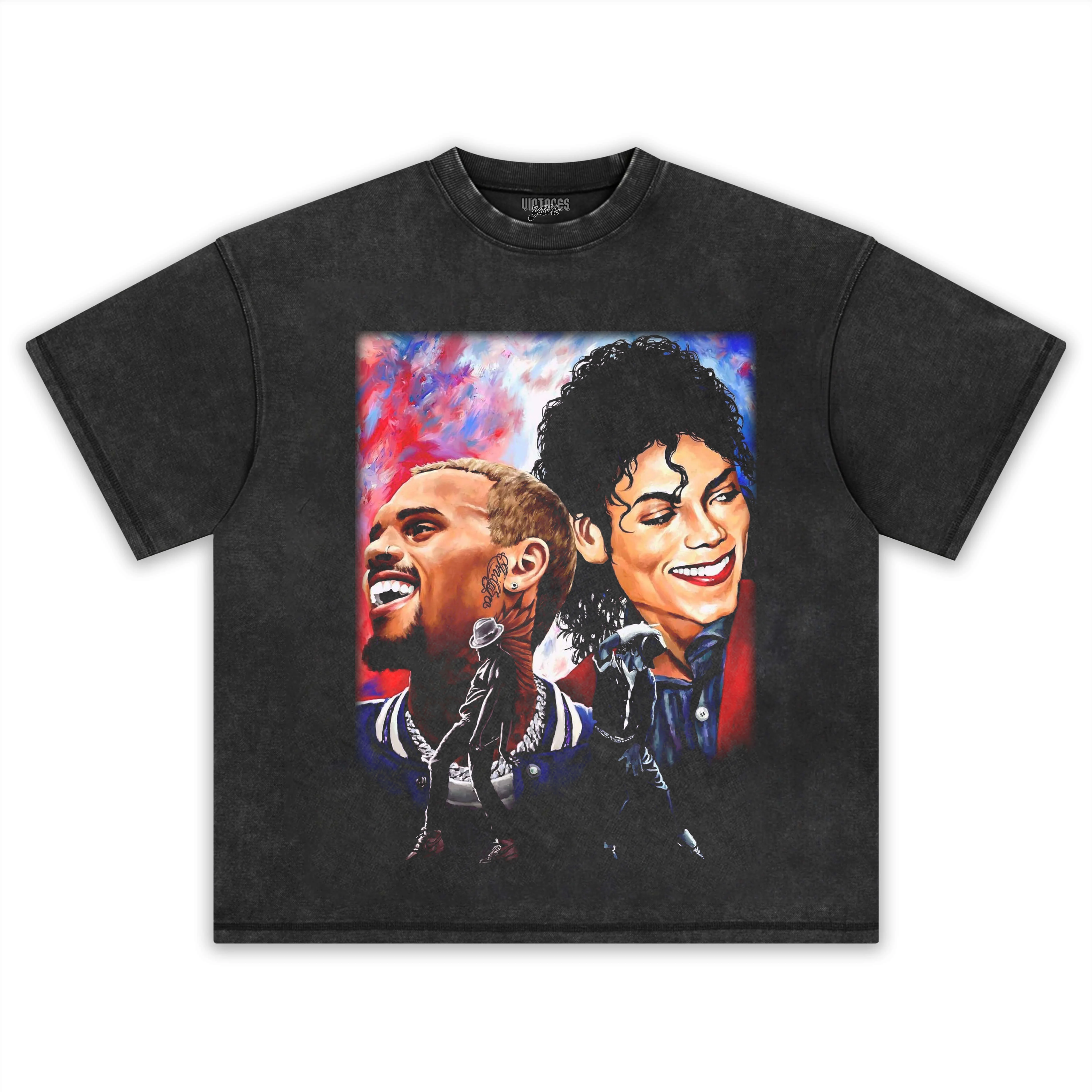 CHRIS BROWN & MICHAEL JACKSON TEE - Image 4
