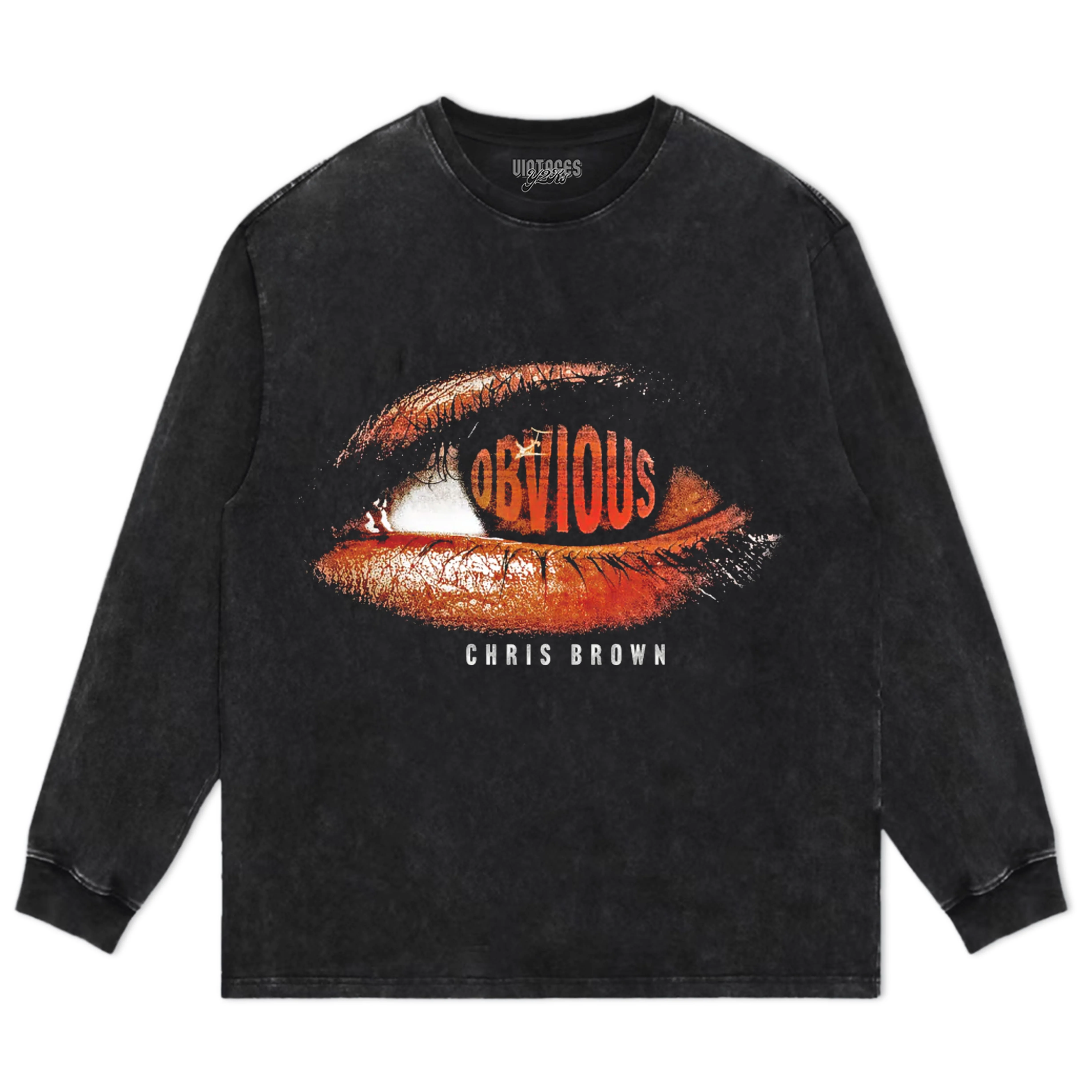 CHRIS BROWN OBVIOUS EYE TANK TOP & TEE & LONG SLEEVE & LAYERED LS & HOODIE - Image 6
