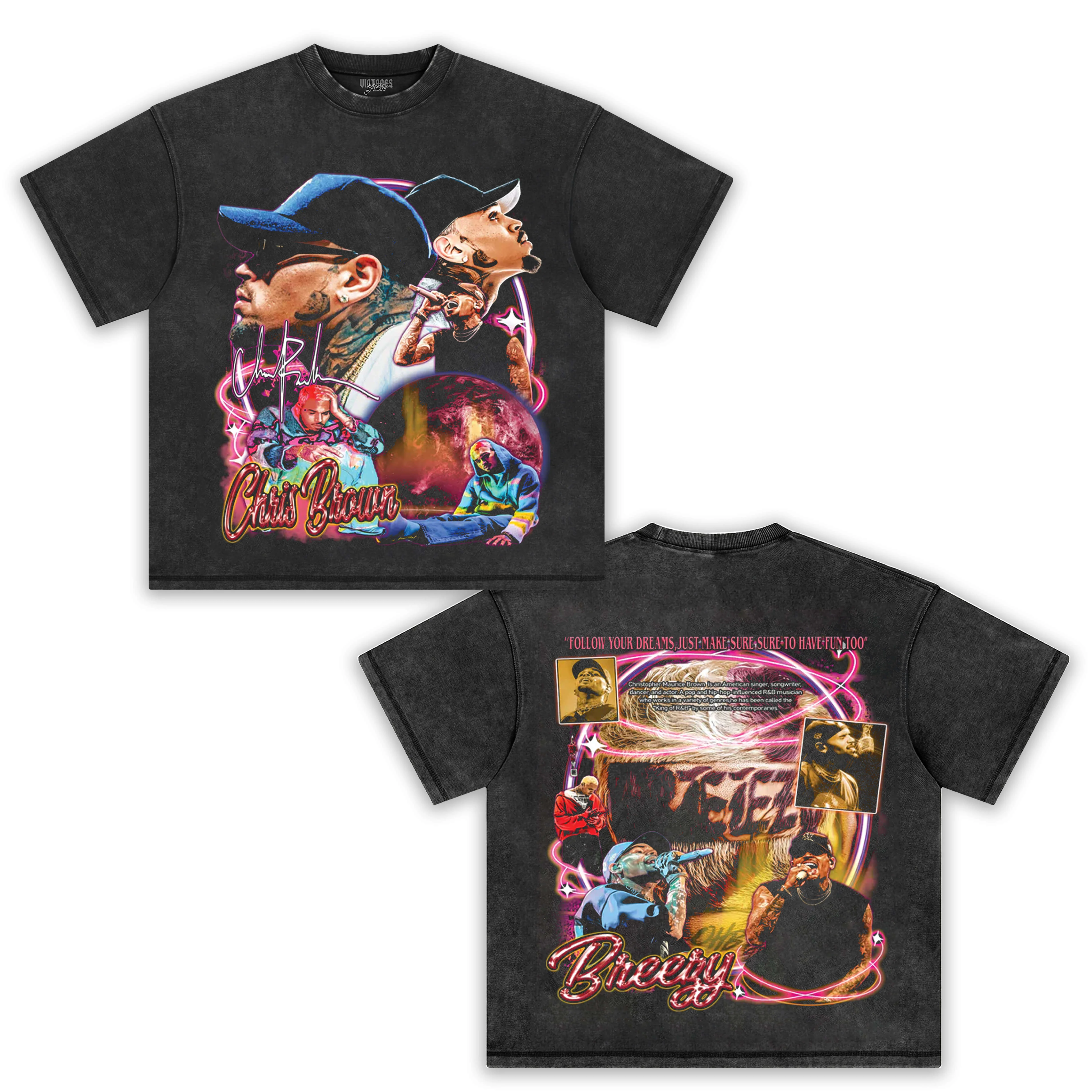 CHRIS BROWN RESIDUALS TEE - Image 4