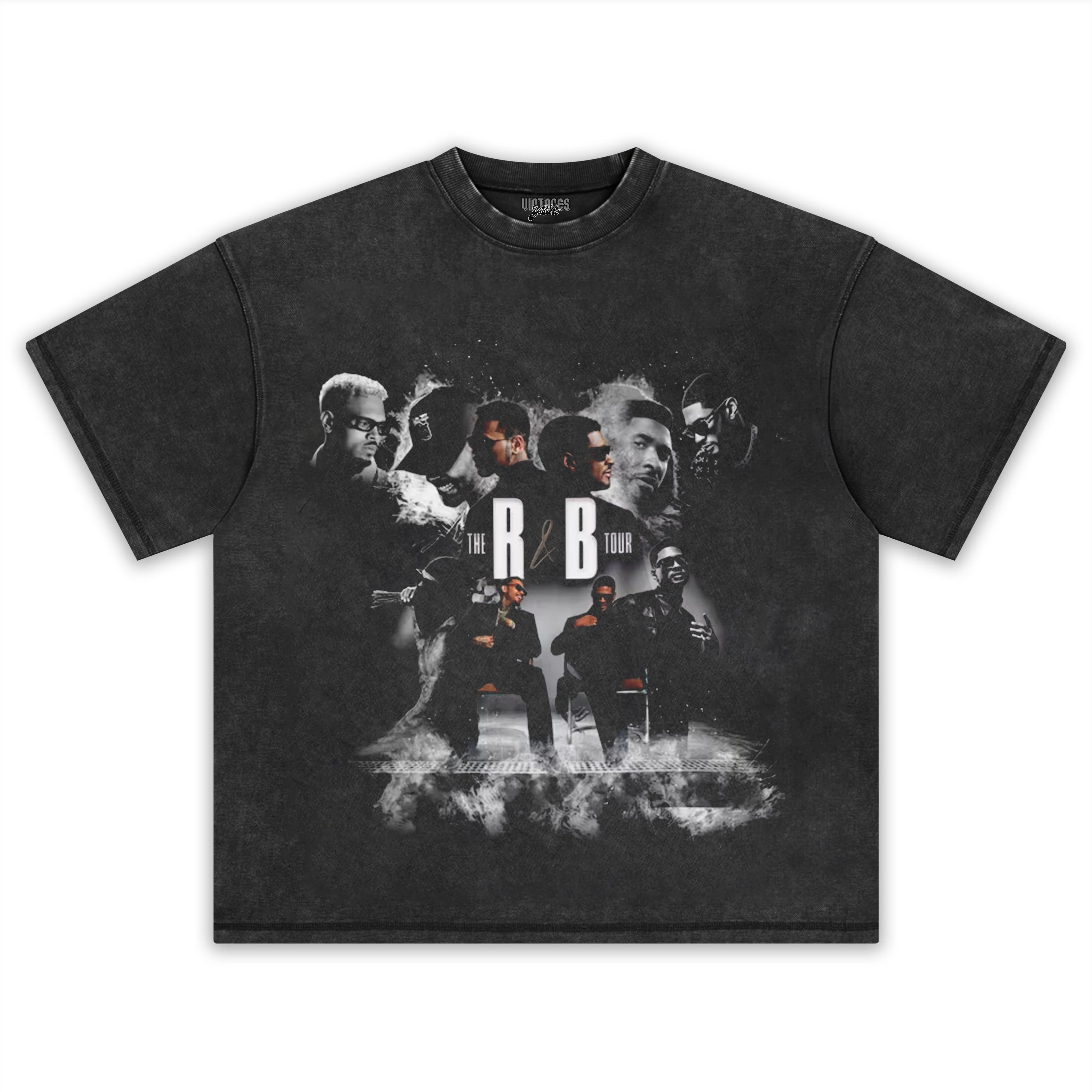 CHRIS BROWN & USHER THE R&B TOUR V2 TANK TOP & TEE & LONG SLEEVE & LAYERED LS & HOODIE - Image 2