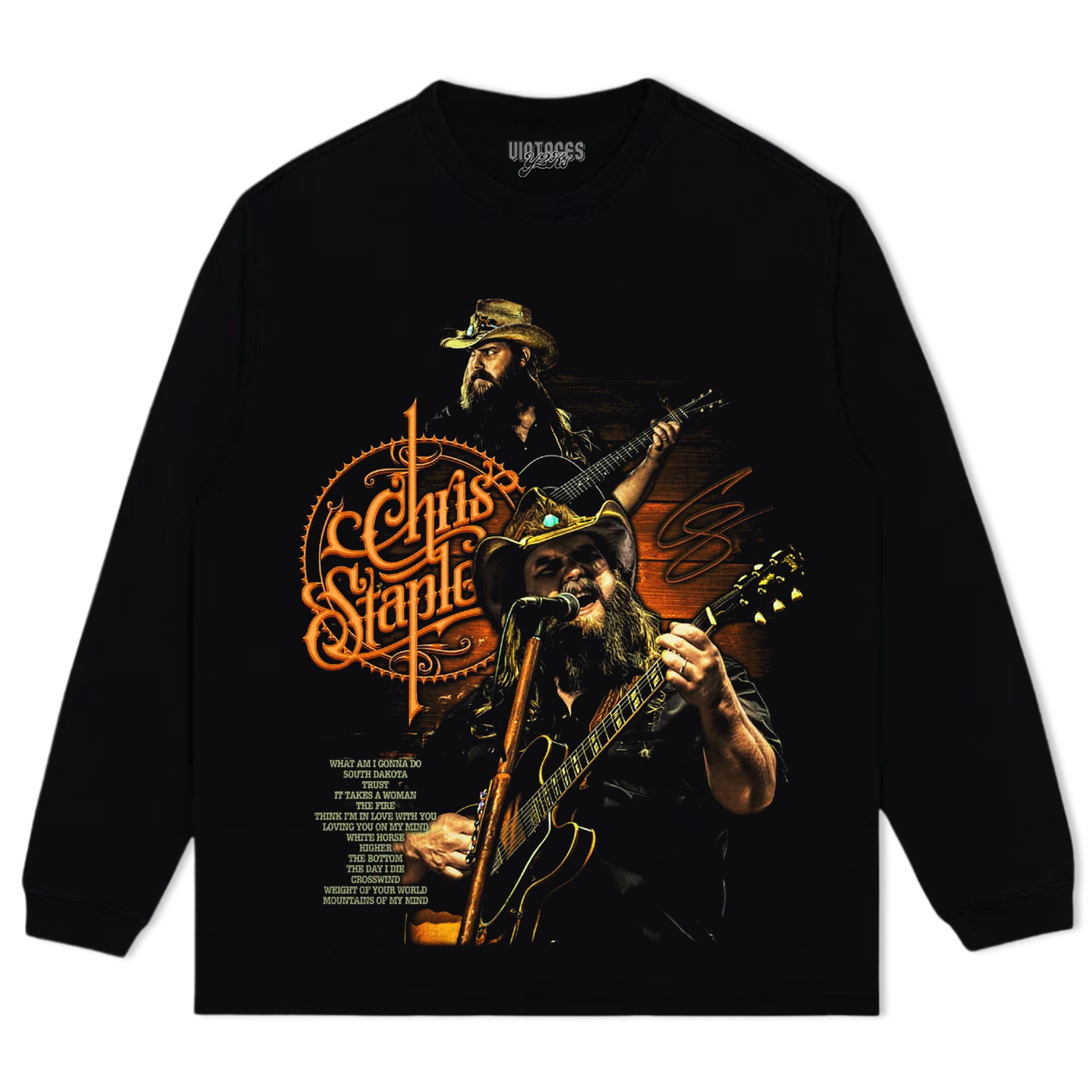 CHRIS STAPLETON TEE & LS & HOODIE - Image 3