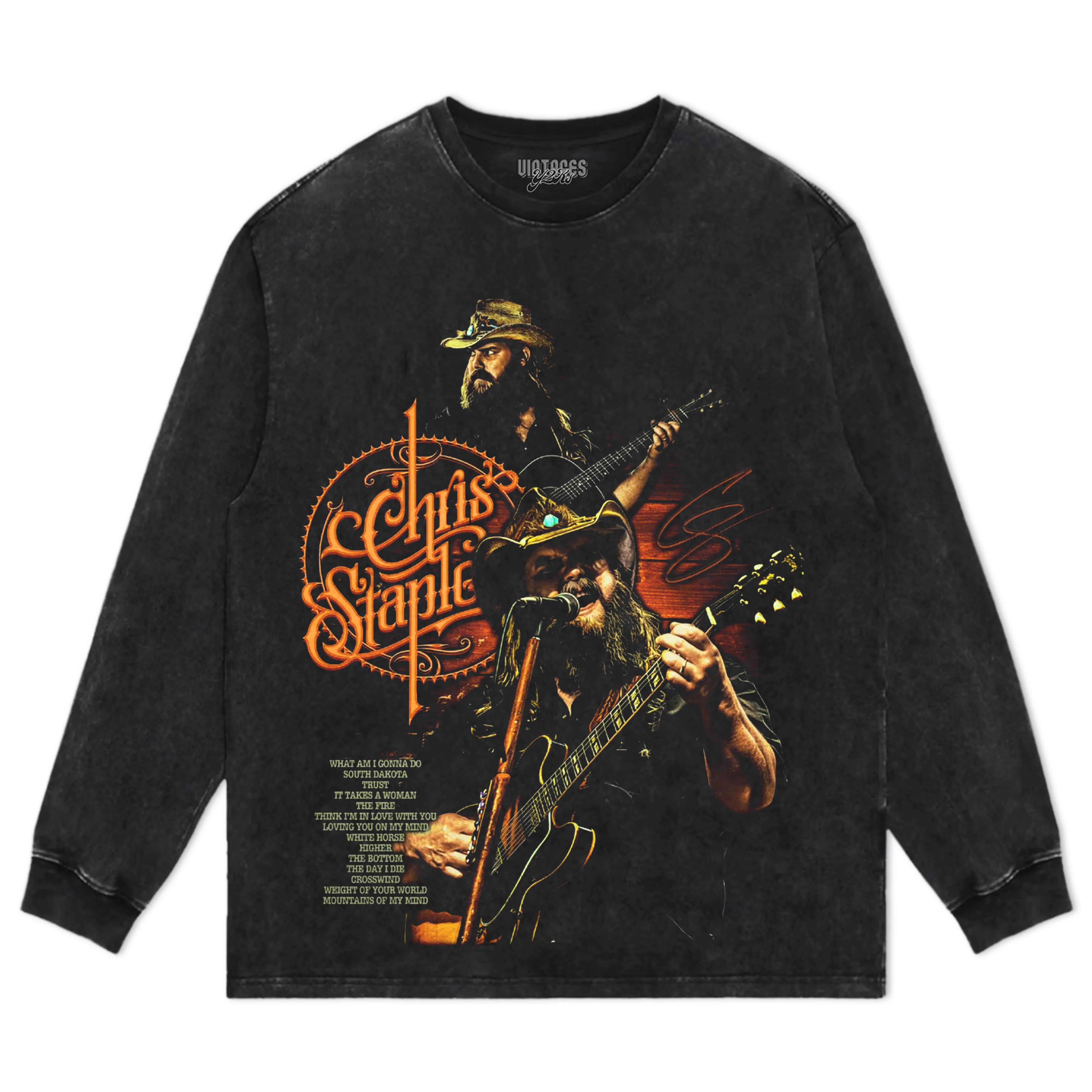 CHRIS STAPLETON TEE & LS & HOODIE - Image 4