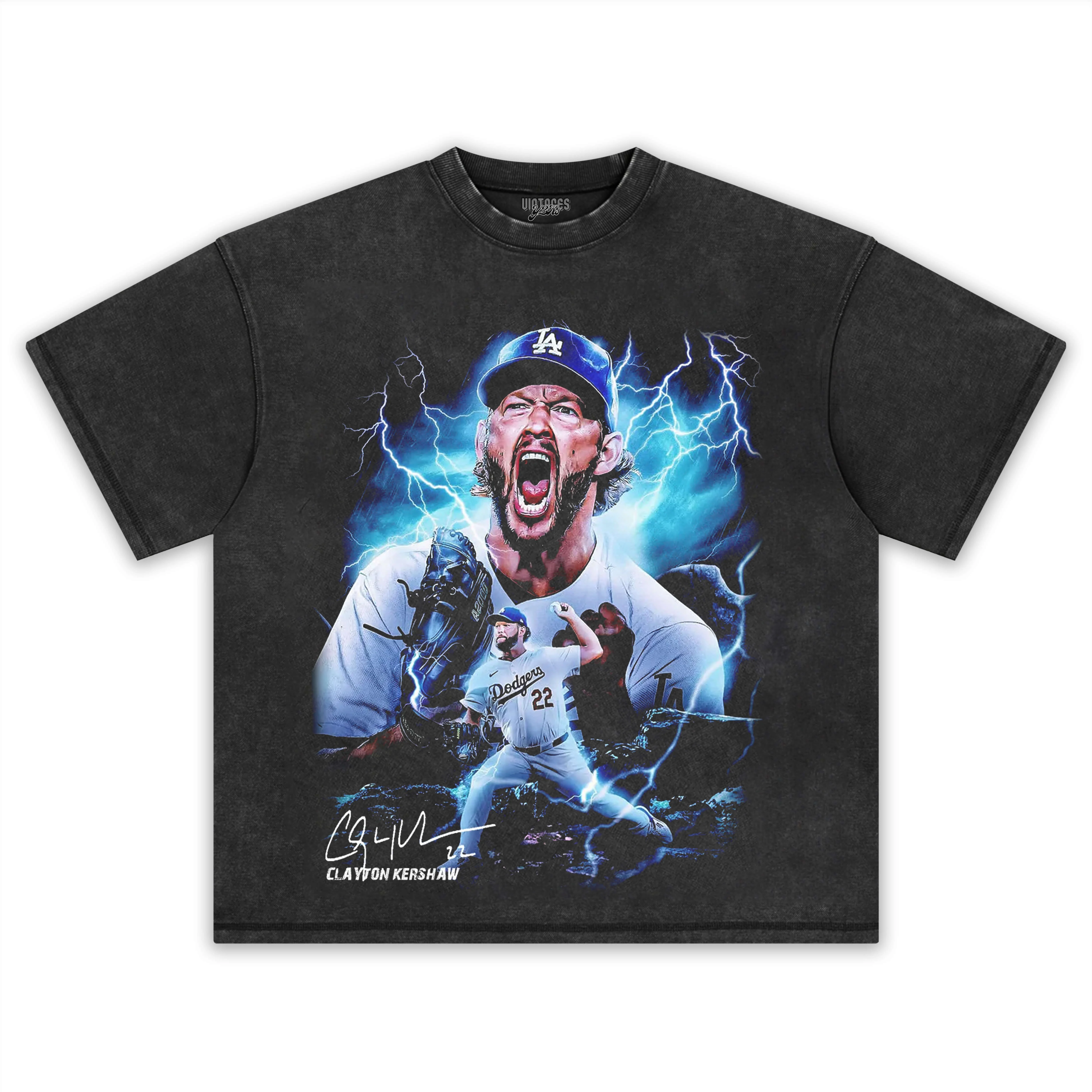 CLAYTON KERSHAW TEE & LS & HOODIE - Image 7