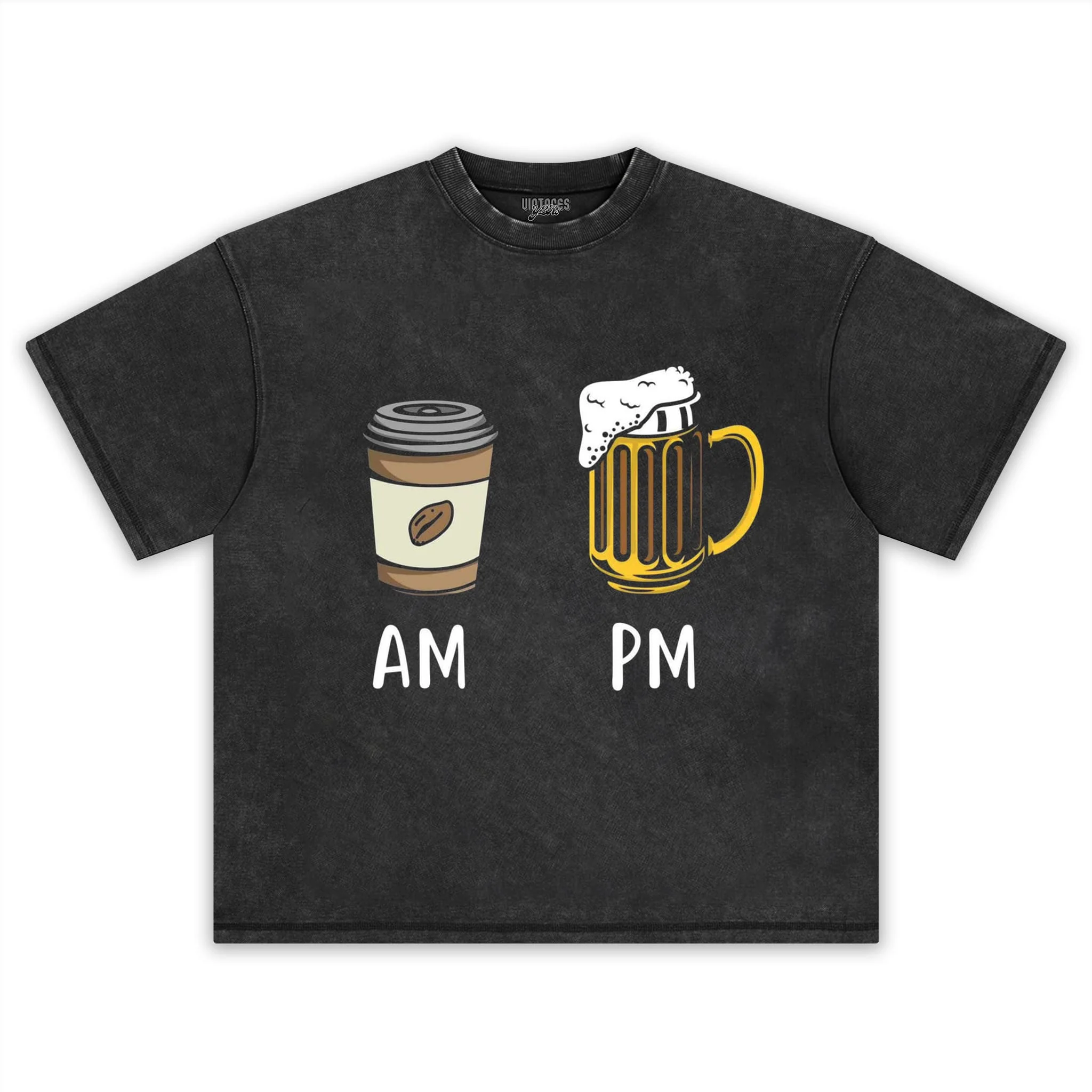 COFFEE IN THE MORNING, BEER IN THE EVENING. TANK TOP & TEE & LONG SLEEVE & LAYERED LS & HOODIE - Image 2