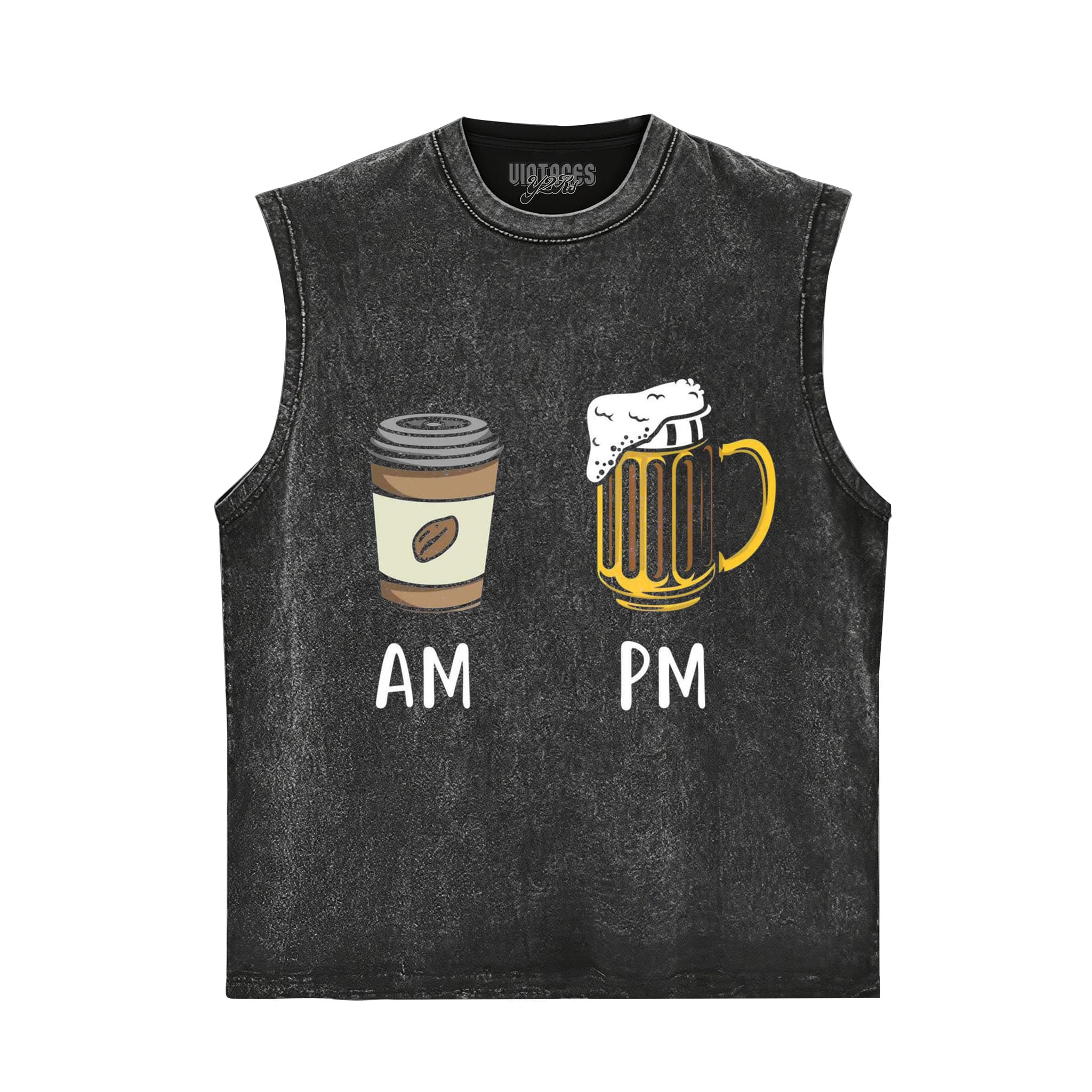 COFFEE IN THE MORNING, BEER IN THE EVENING. TANK TOP & TEE & LONG SLEEVE & LAYERED LS & HOODIE - Image 3
