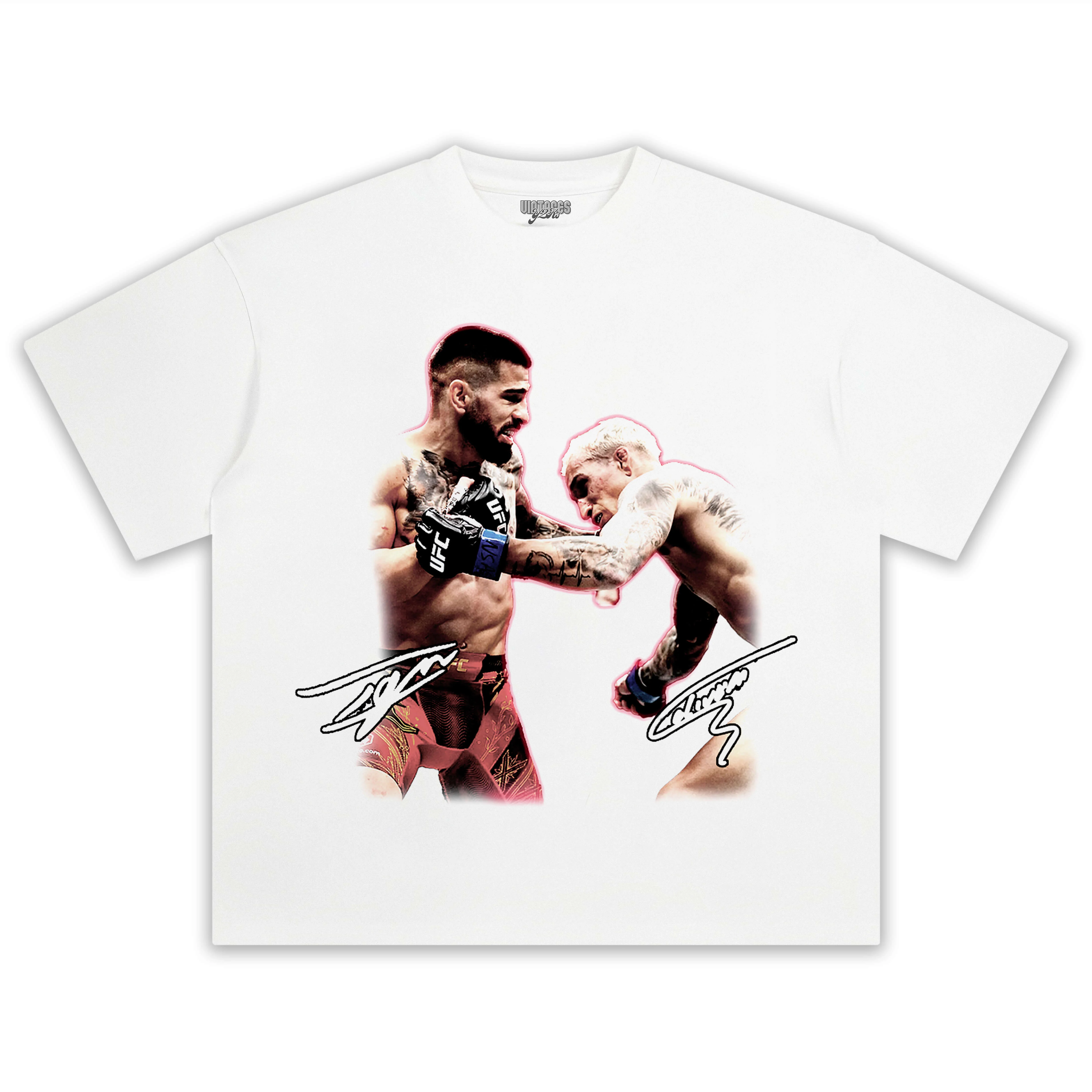 Copy ILIA TOPURIA & CHARLES OLIVEIRA TEE - Image 3