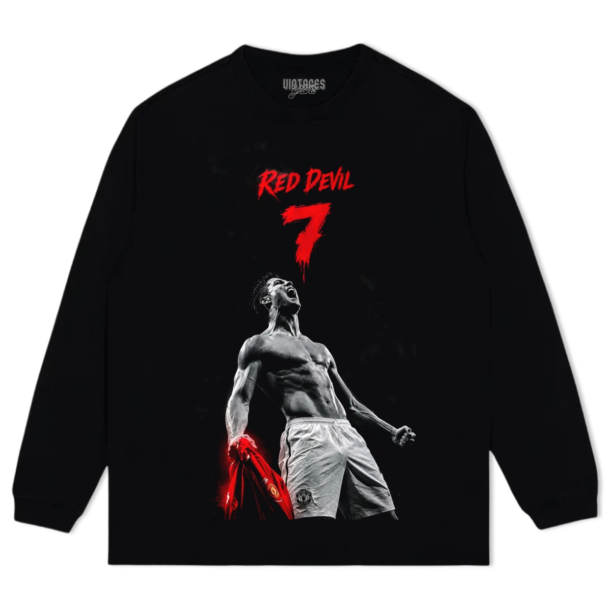 CRISTIANO RONALDO - RED DEVIL TANK TOP & TEE & LONG SLEEVE & LAYERED LS & HOODIE - Image 5