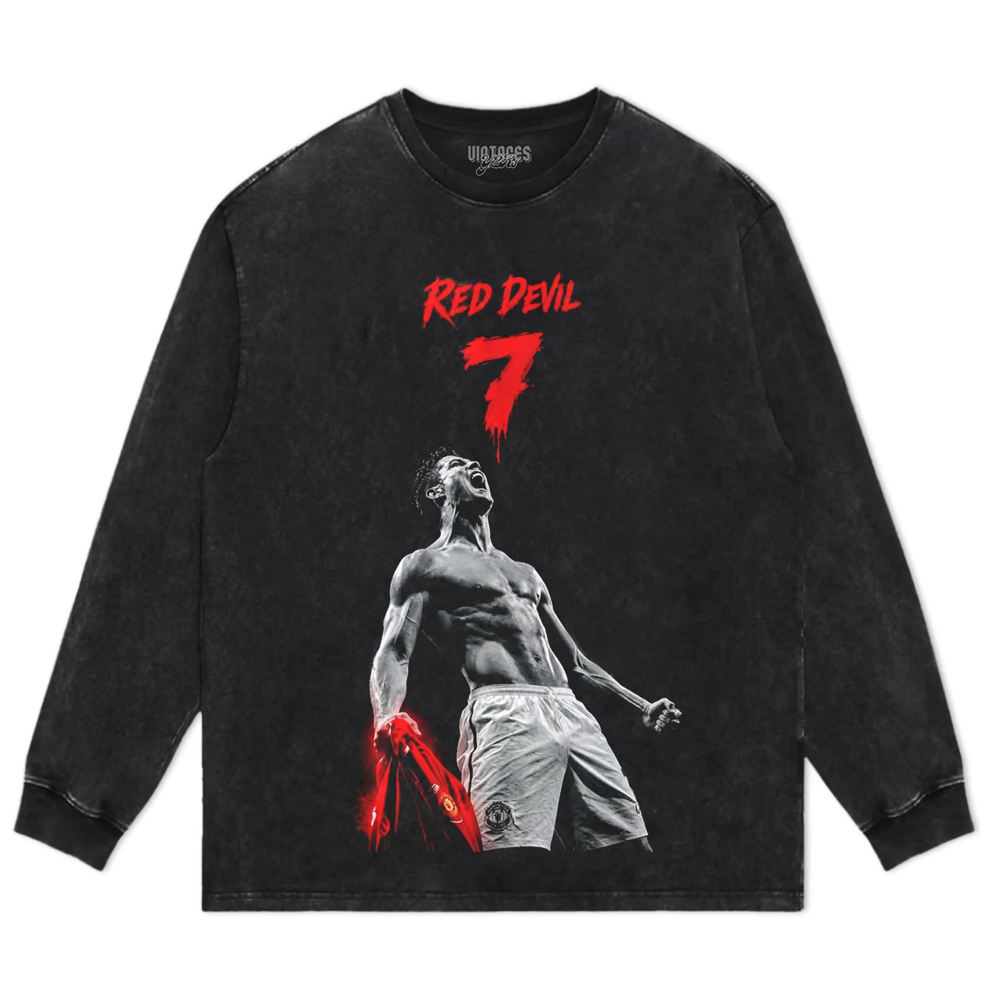 CRISTIANO RONALDO - RED DEVIL TANK TOP & TEE & LONG SLEEVE & LAYERED LS & HOODIE - Image 6